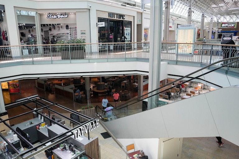Interior of the Mall in Columbia in Columbia, Md. on Monday, May 19, 2025.
