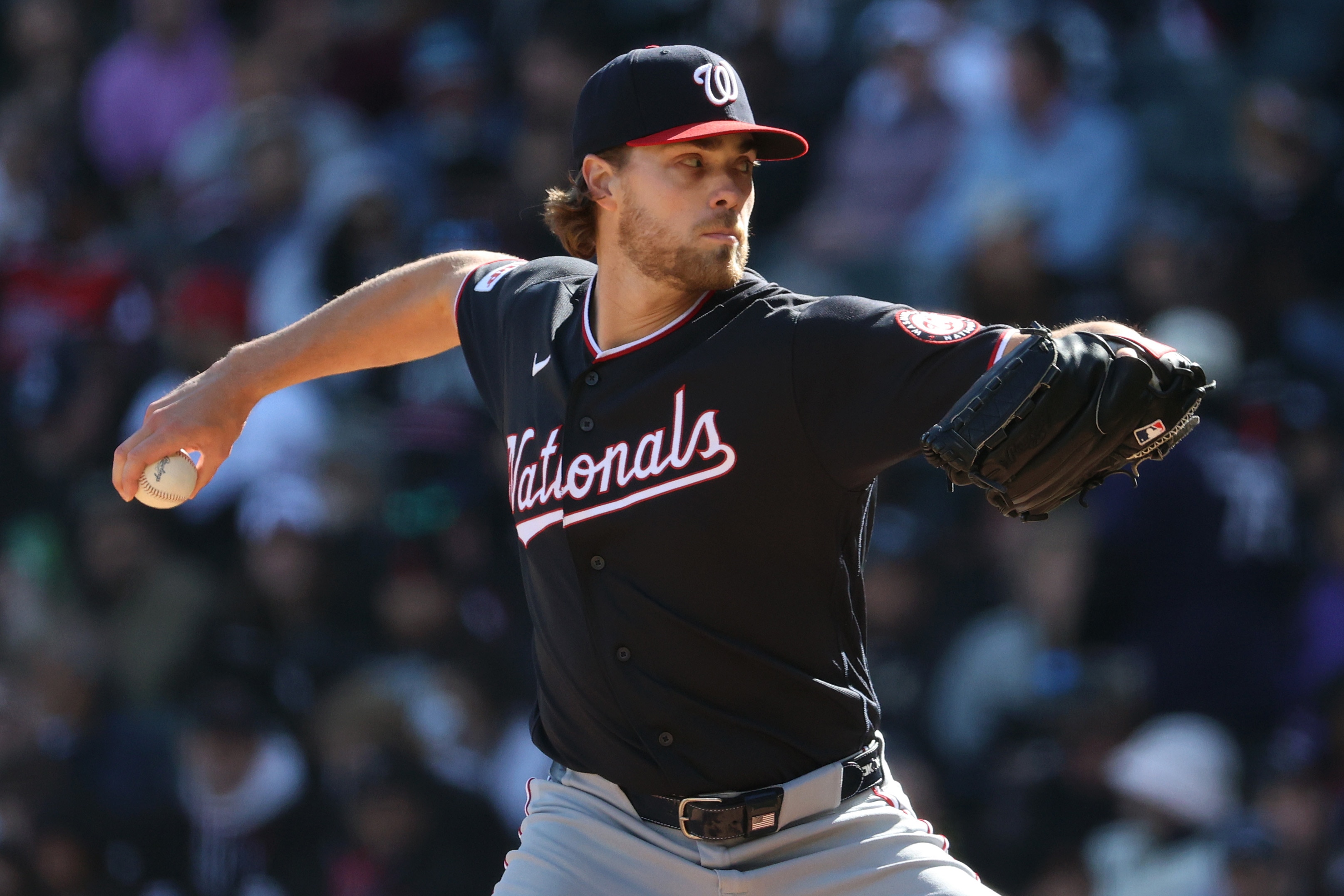 Jake Irvin struck out nine White Sox while pitching 5 2/3 scoreless innings Saturday.