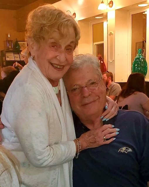 Paula Hollinger with her husband Paul Hollinger.