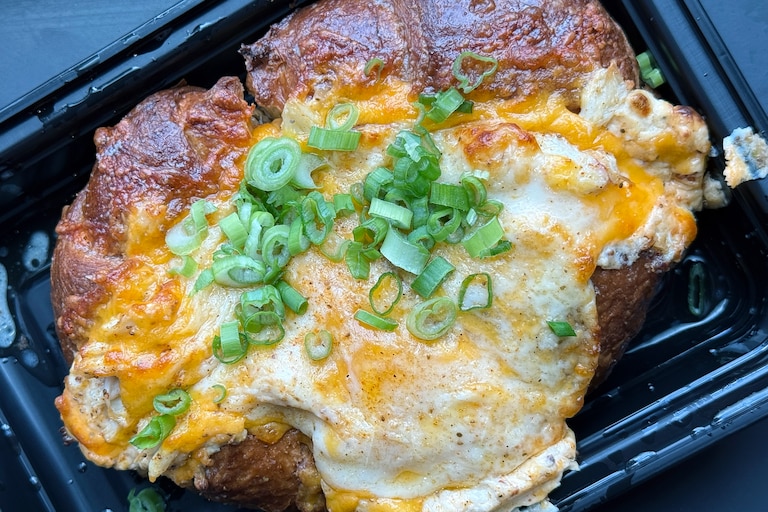 Crab Dip Croissant at Sunnyside Cafe.