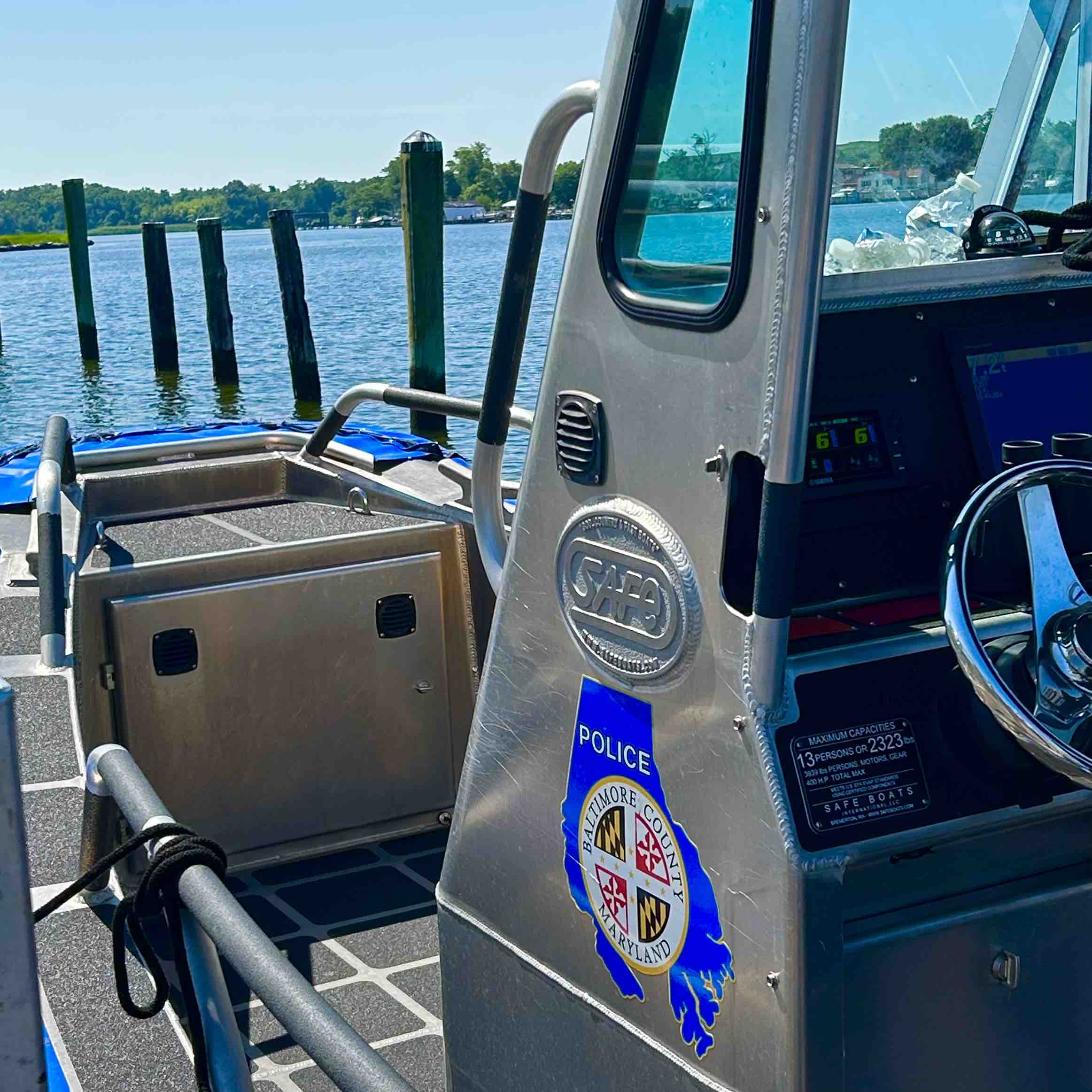 Baltimore County Police took to the water Friday, June 21, 2024, to search for 6-year-old Marcel Traore, who disappeared earlier that day from a house near Dundalk. He was found in the water near Lynch Cove and died later in the day at a hospital.