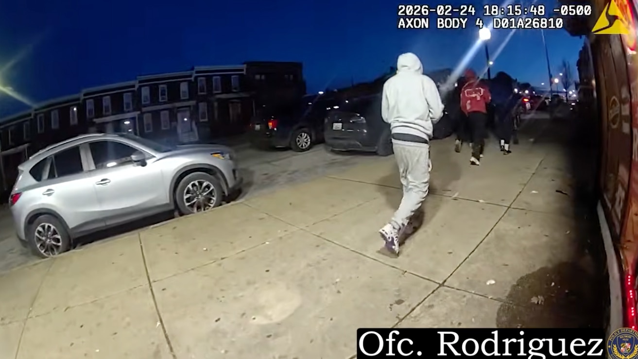 Bodycam footage from Baltimore Police officer Omar Rodriguez shows the final moments of 37-year-old Dwight Hawkins’ life before he was fatally shot by two officers steps away from his family home.