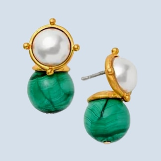 Malachite Lady Earring