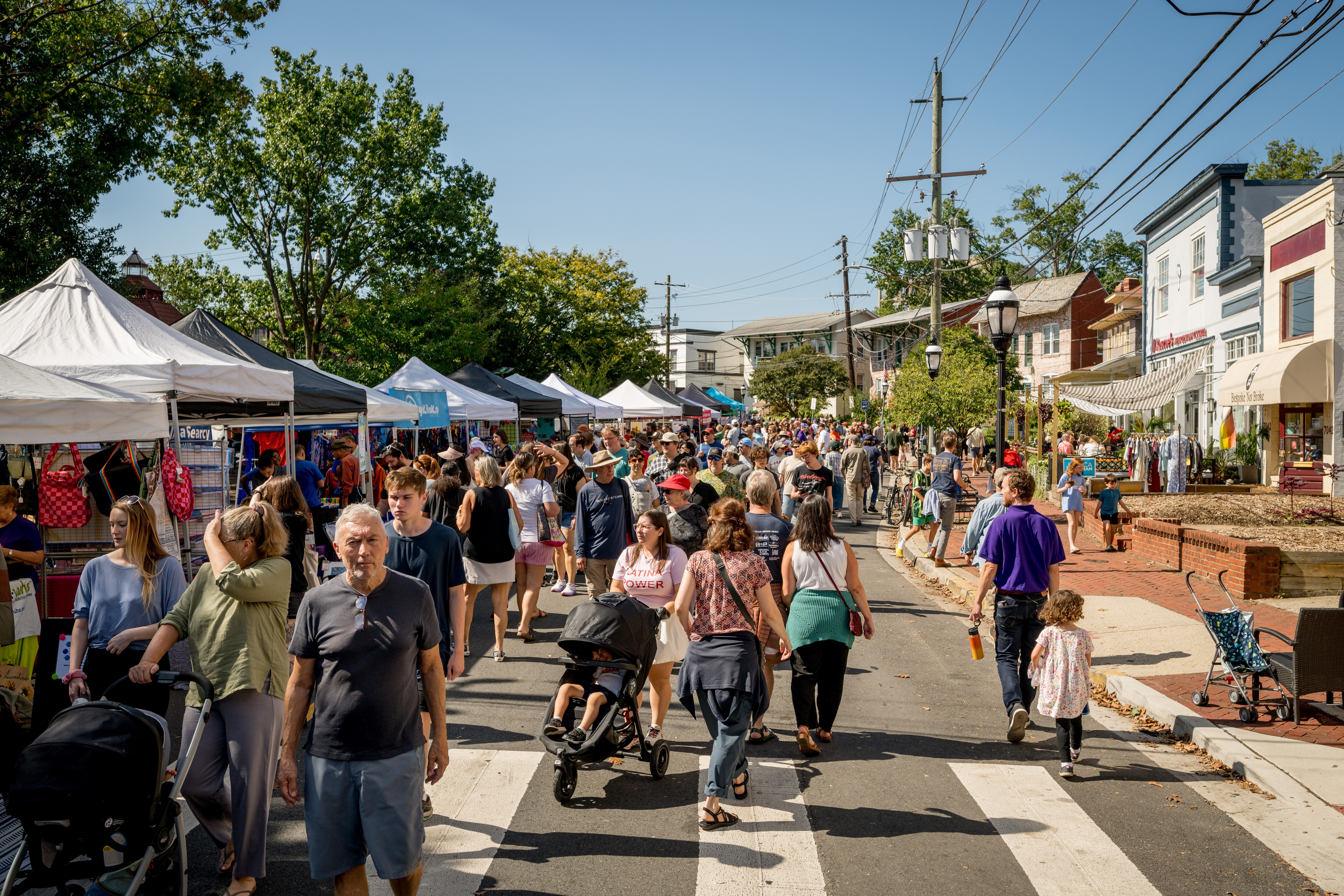 A scene from Takoma Park Street Festival in 2024. This year's edition will be held on Oct. 5, 2025.