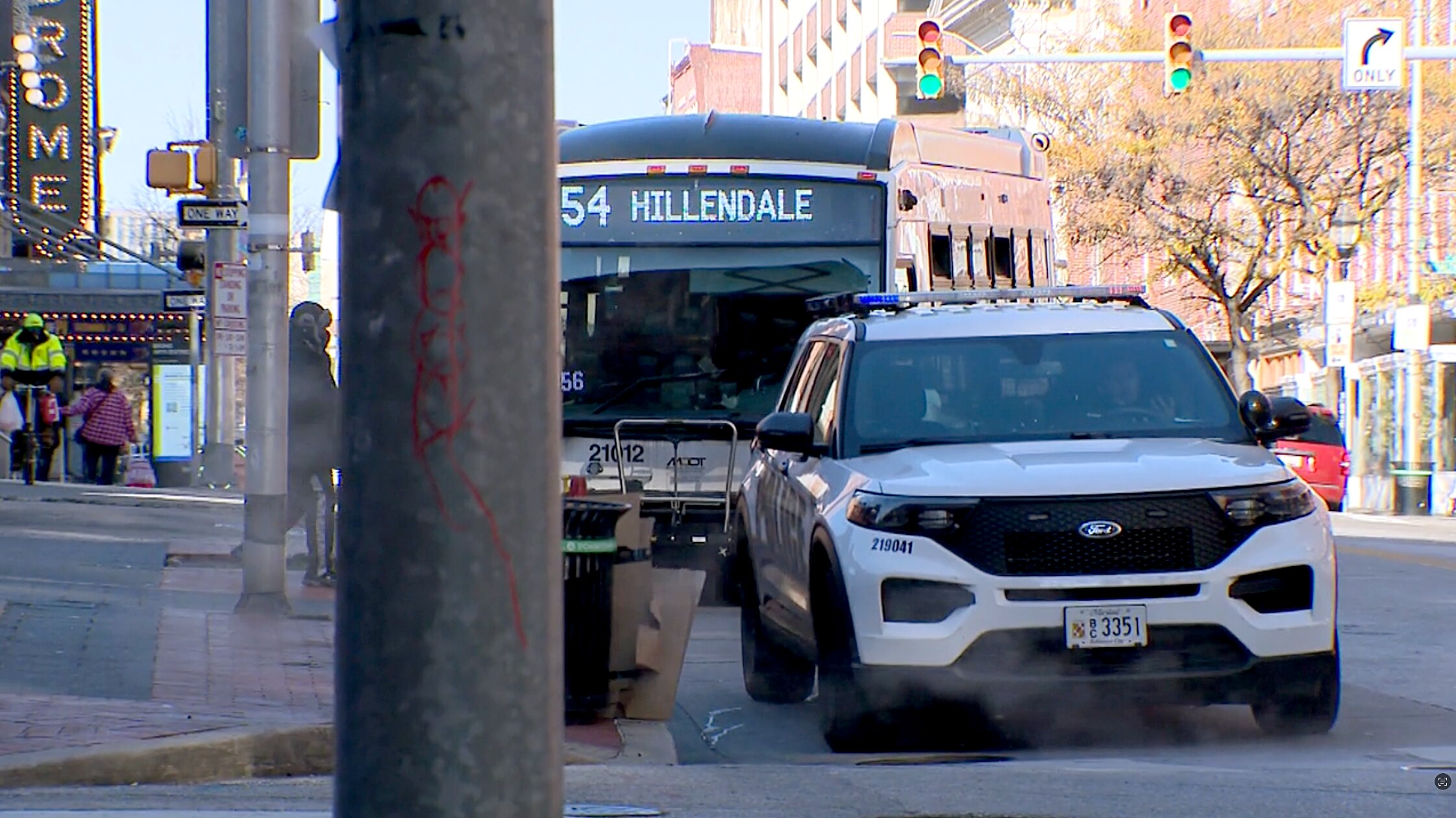 On Nov. 30, officers responded to the unit block of South Eutaw Street for a reported shooting on an MTA bus.
