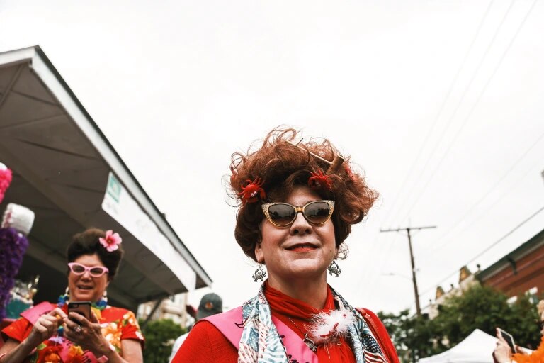 Attendees dress for HonFest 2018.