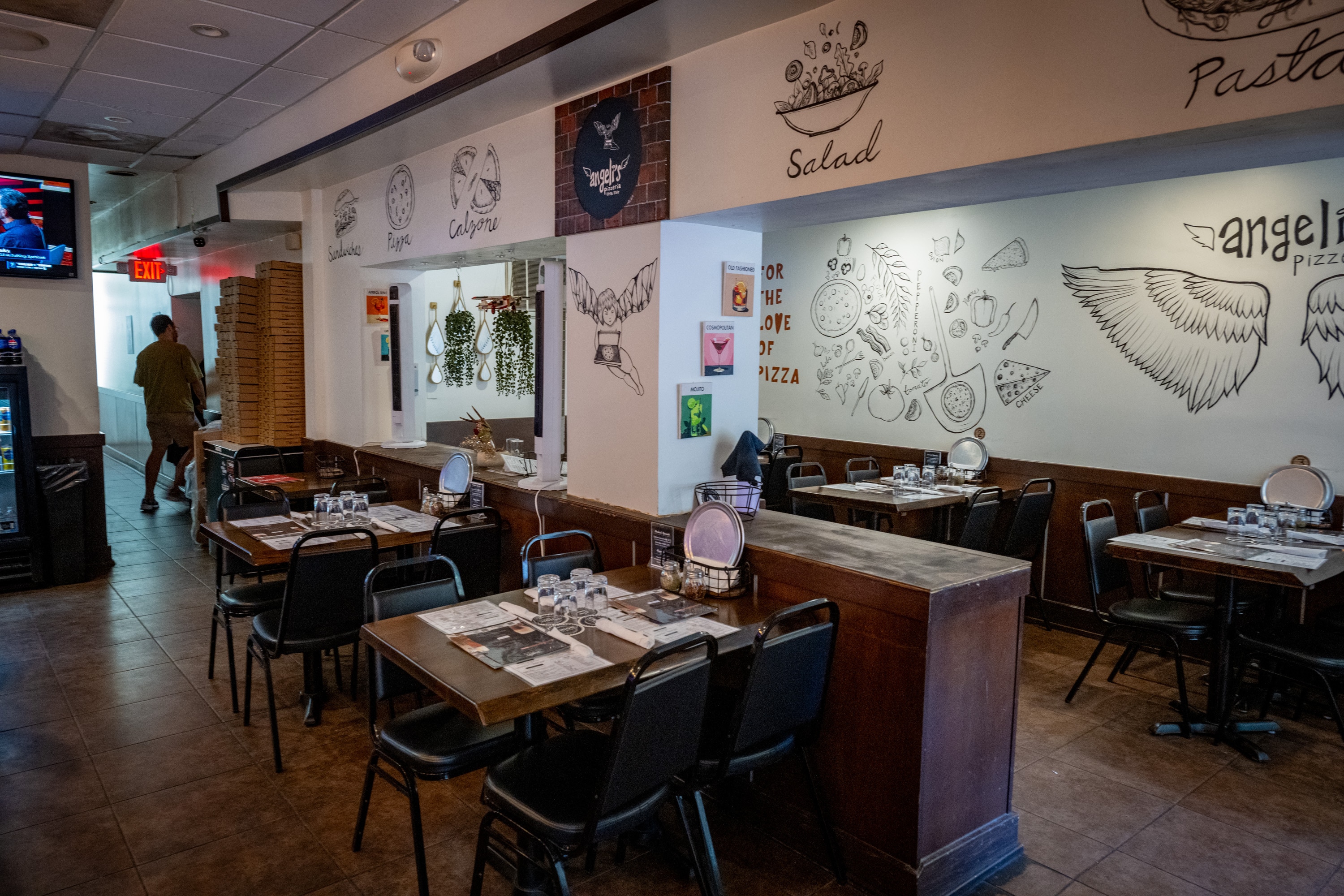 Angeli’s Pizzeria in Federal Hill posted a video to social media explaining that a device had been stolen and asking the Baltimore community for help finding their card reader.