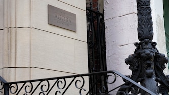 Exterior of The Agora Companies in Baltimore, Md. on Saturday, June 6, 2026.