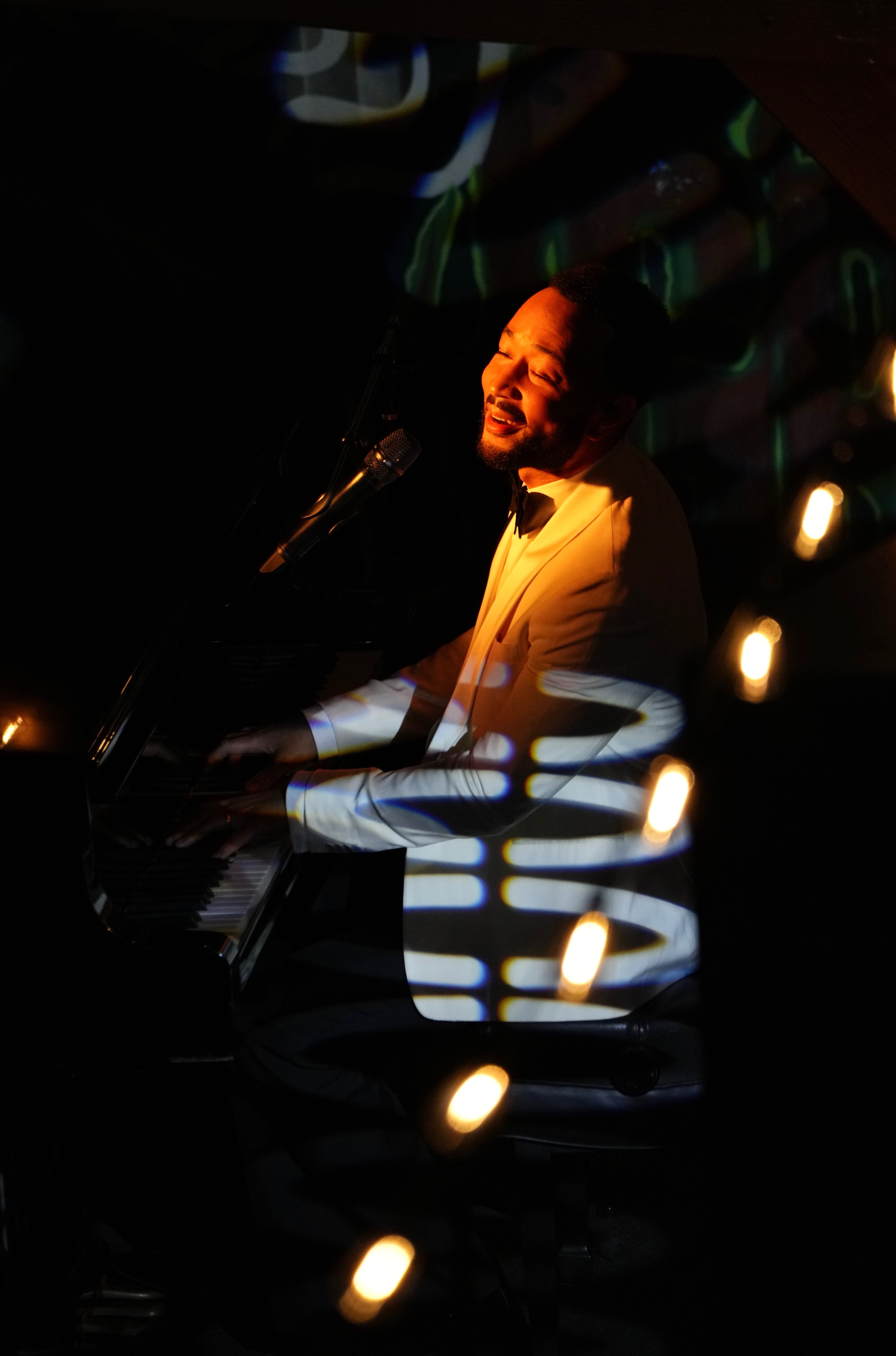Grammy-winning singer-songwriter and pianist John Legend performed two concerts at The Sound Garden, a record store in Fells Point, on Tuesday evening. 
