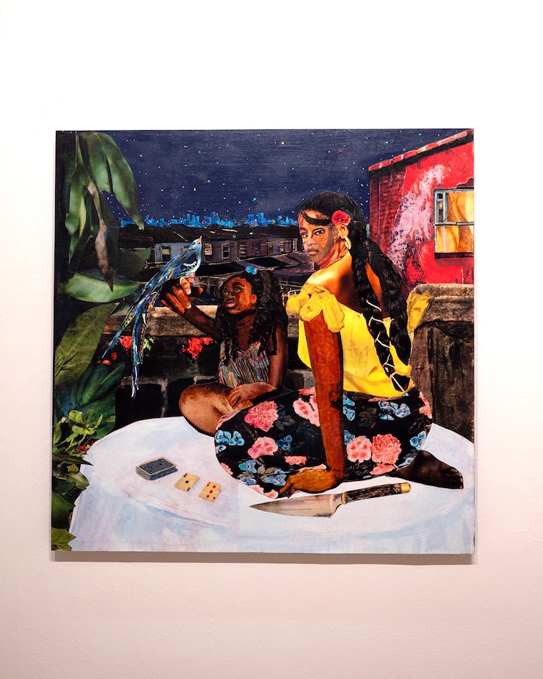 Brianna Faulkner's "Solitaire" at the Center for Art, Design, and Visual Culture at University of Maryland, Baltimore County.