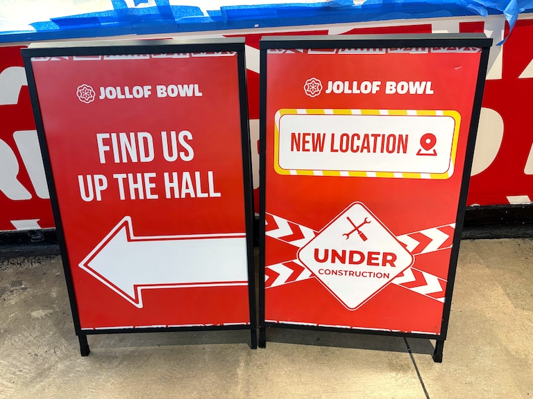 Jollof Bowl is now moving to a larger stall in Federal Hill’s Cross Street Market.