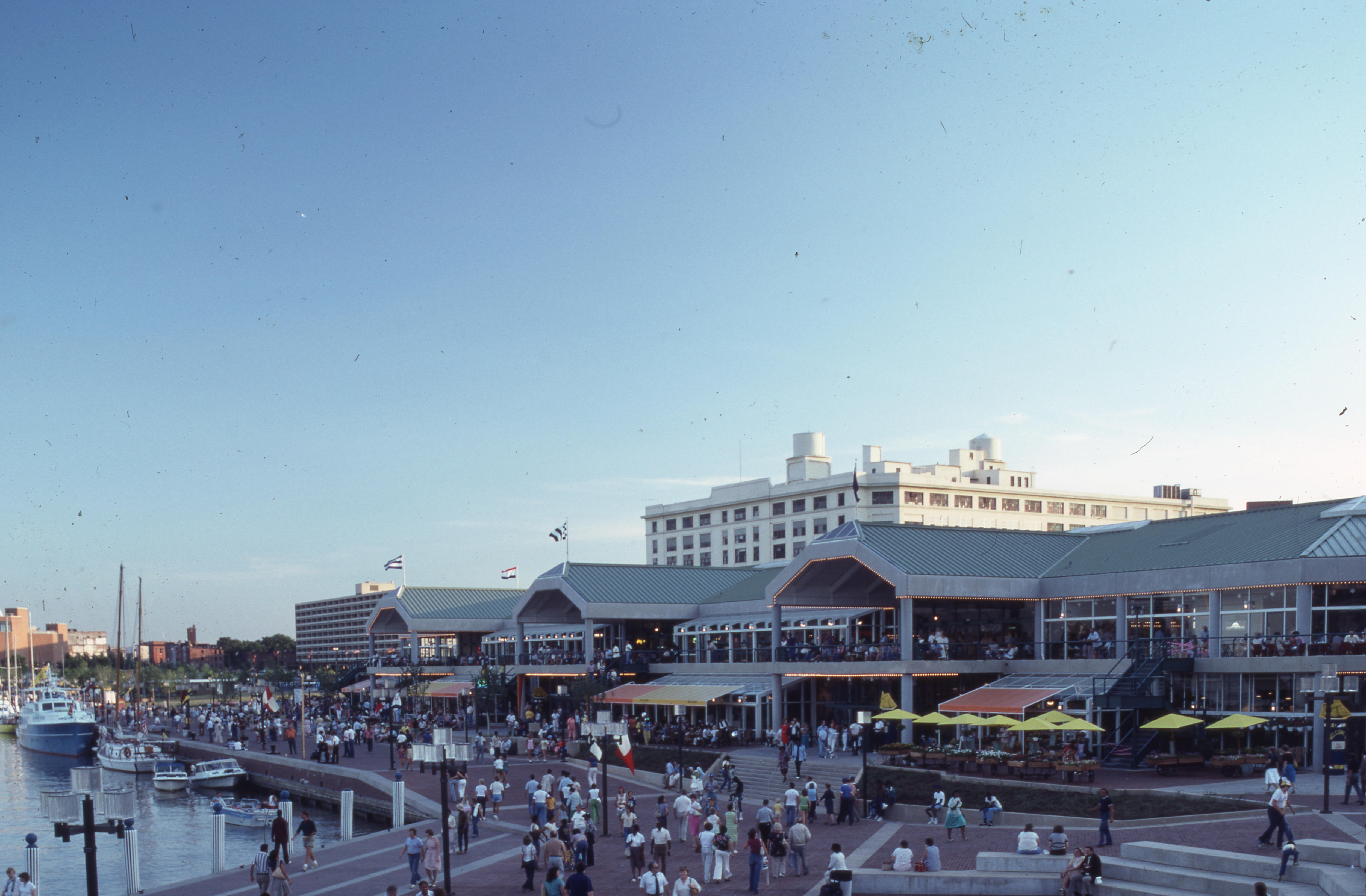 Harborplace was an instantly popular destination after it opened in 1980.