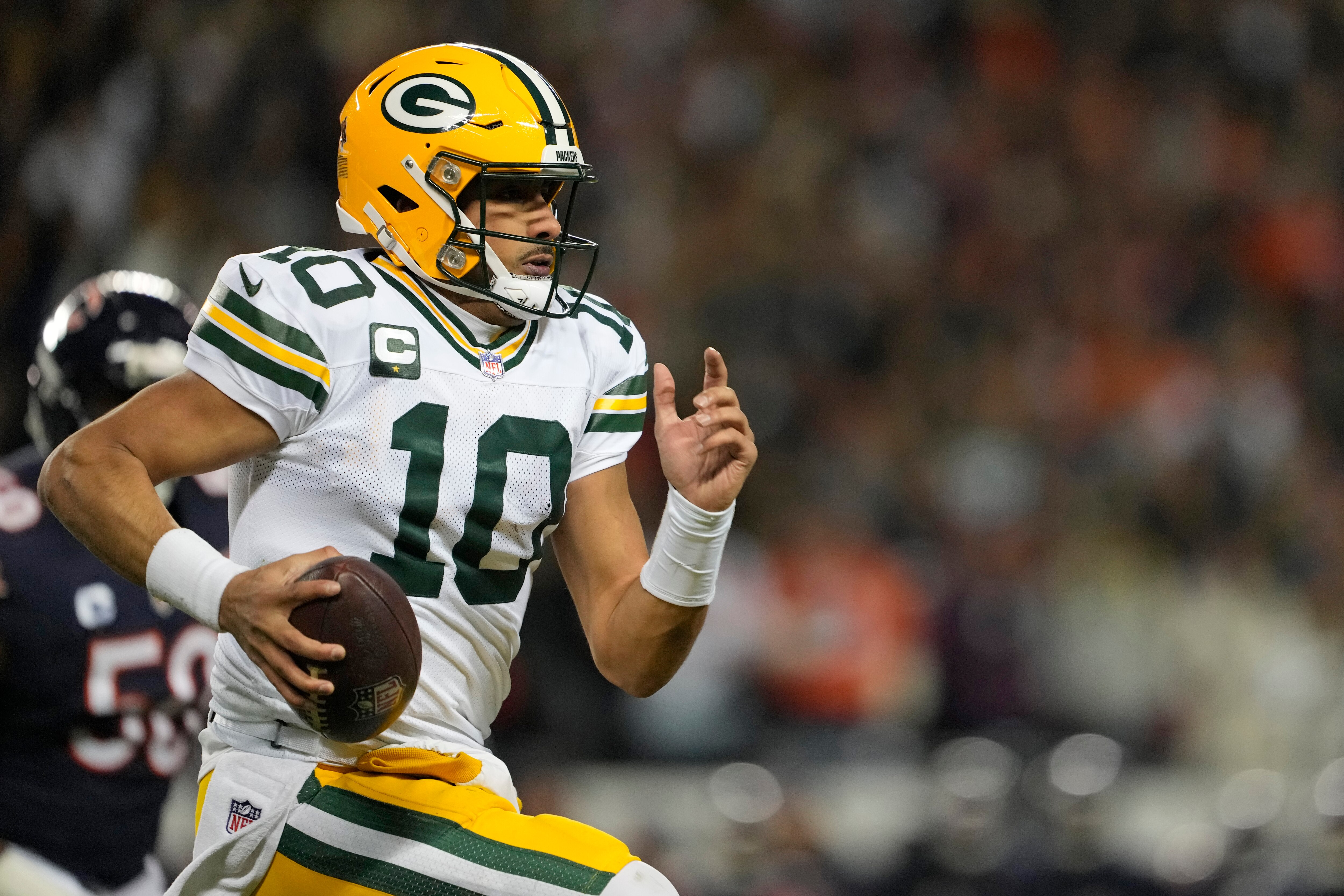 The Packers’ Jordan Love has a 101.2 quarterback rating, just below Lamar Jackson’s 101.4. And the Green Bay offense would operate significantly differently if he cannot play on Saturday night.