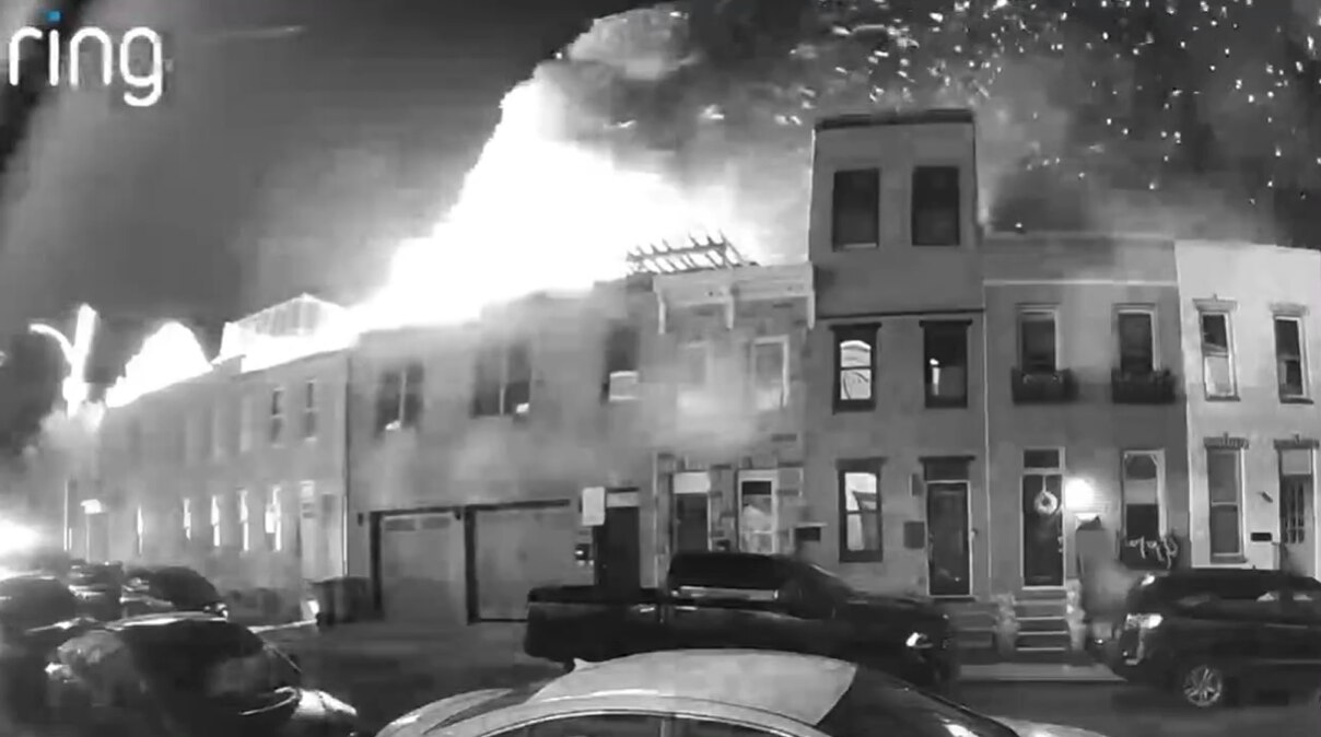 The Red Cross and other emergency response organizations are assisting people displaced by the fire in Canton.