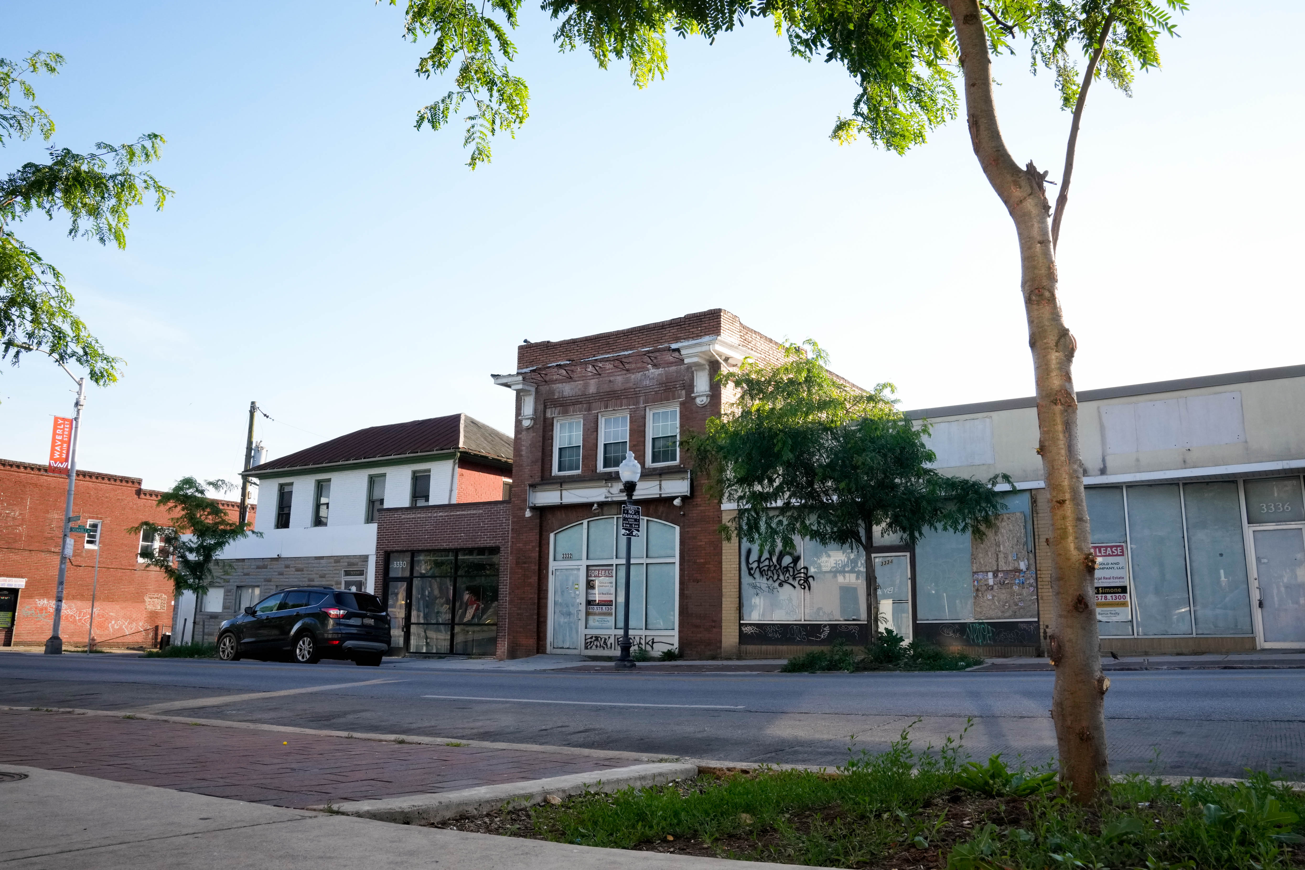 The Waverly Main Street Historic District, which spans Greenmount Avenue between 29th and 35th streets, is emblematic of one of Baltimore’s greatest economic challenges: empty storefronts.