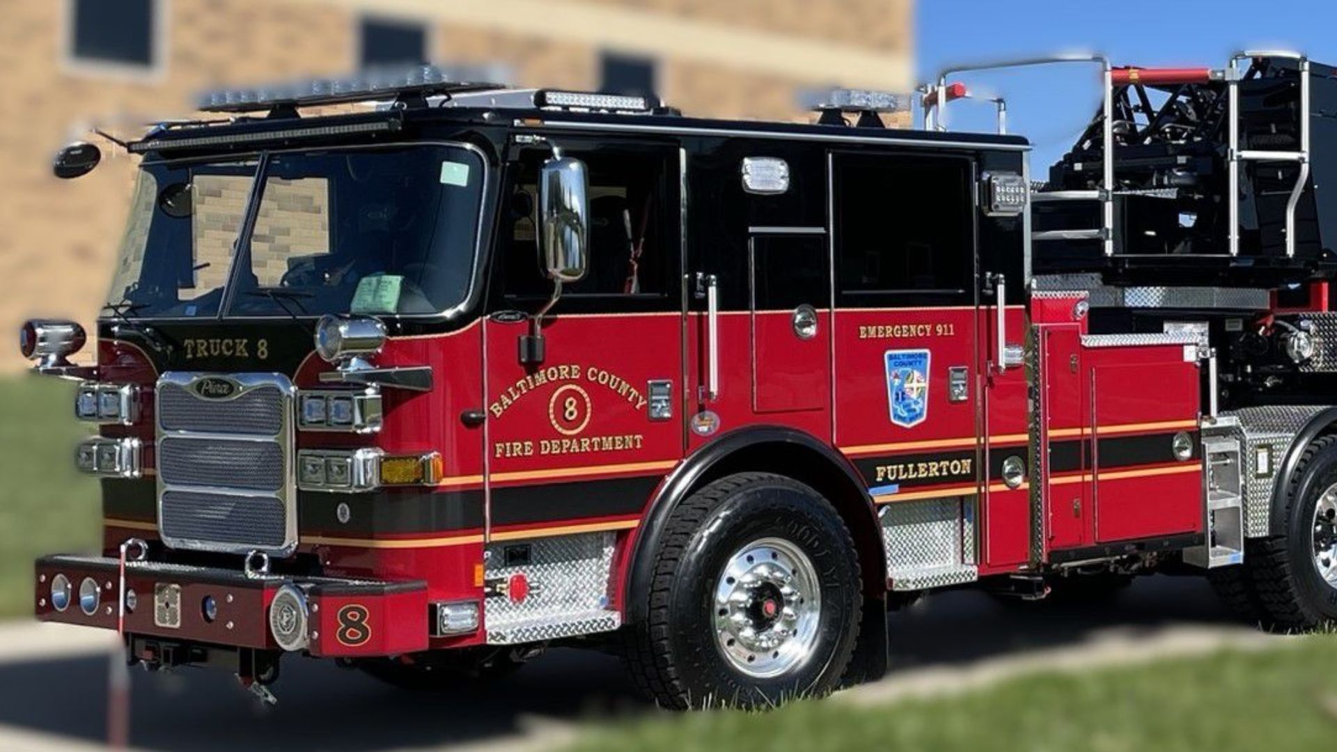 **DO NOT USE** Baltimore County Fire Department truck