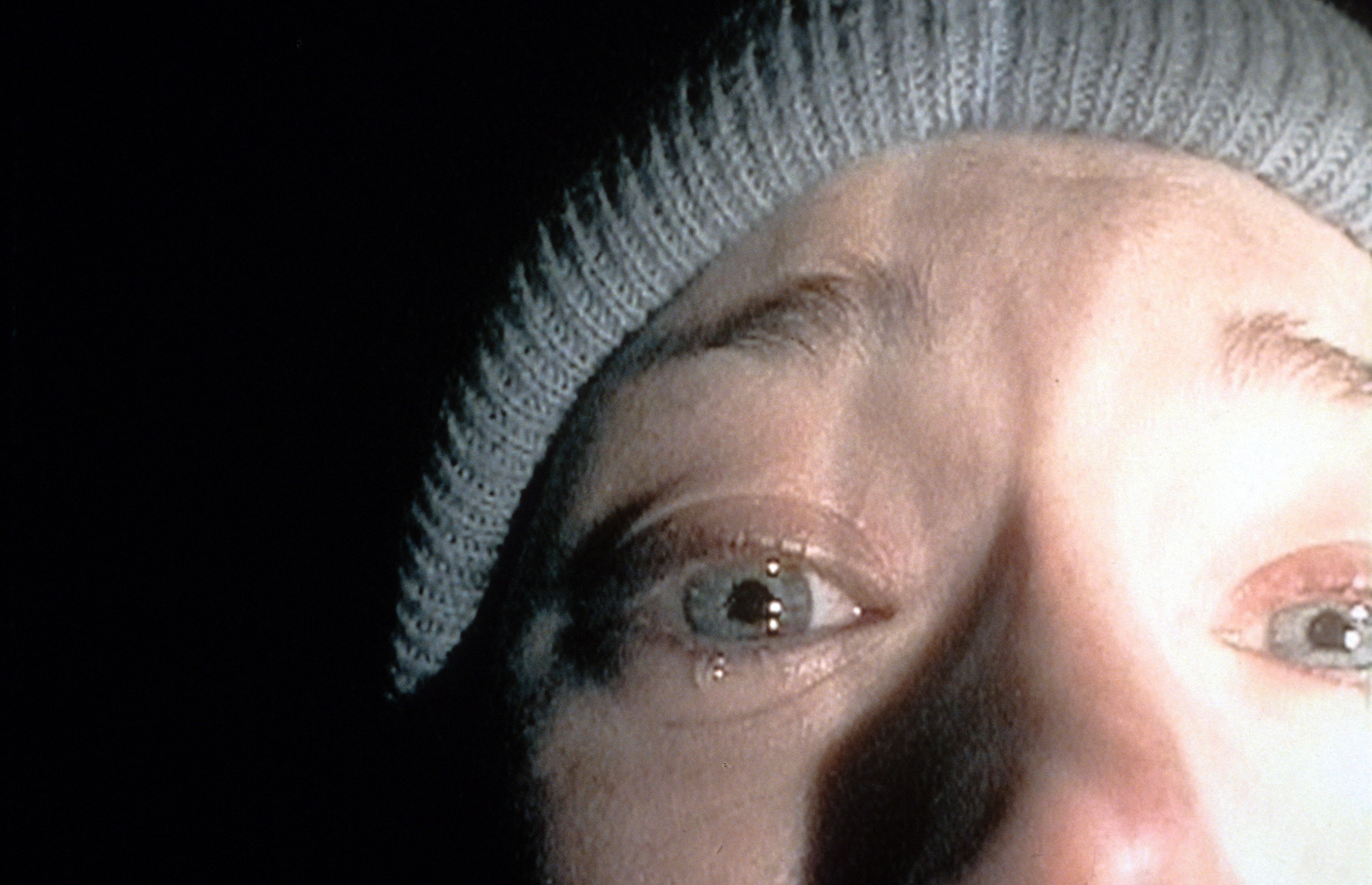 The actors in "The Blair Witch Project," including Heather Donahue seen here in an iconic shot, used their real names in the film.