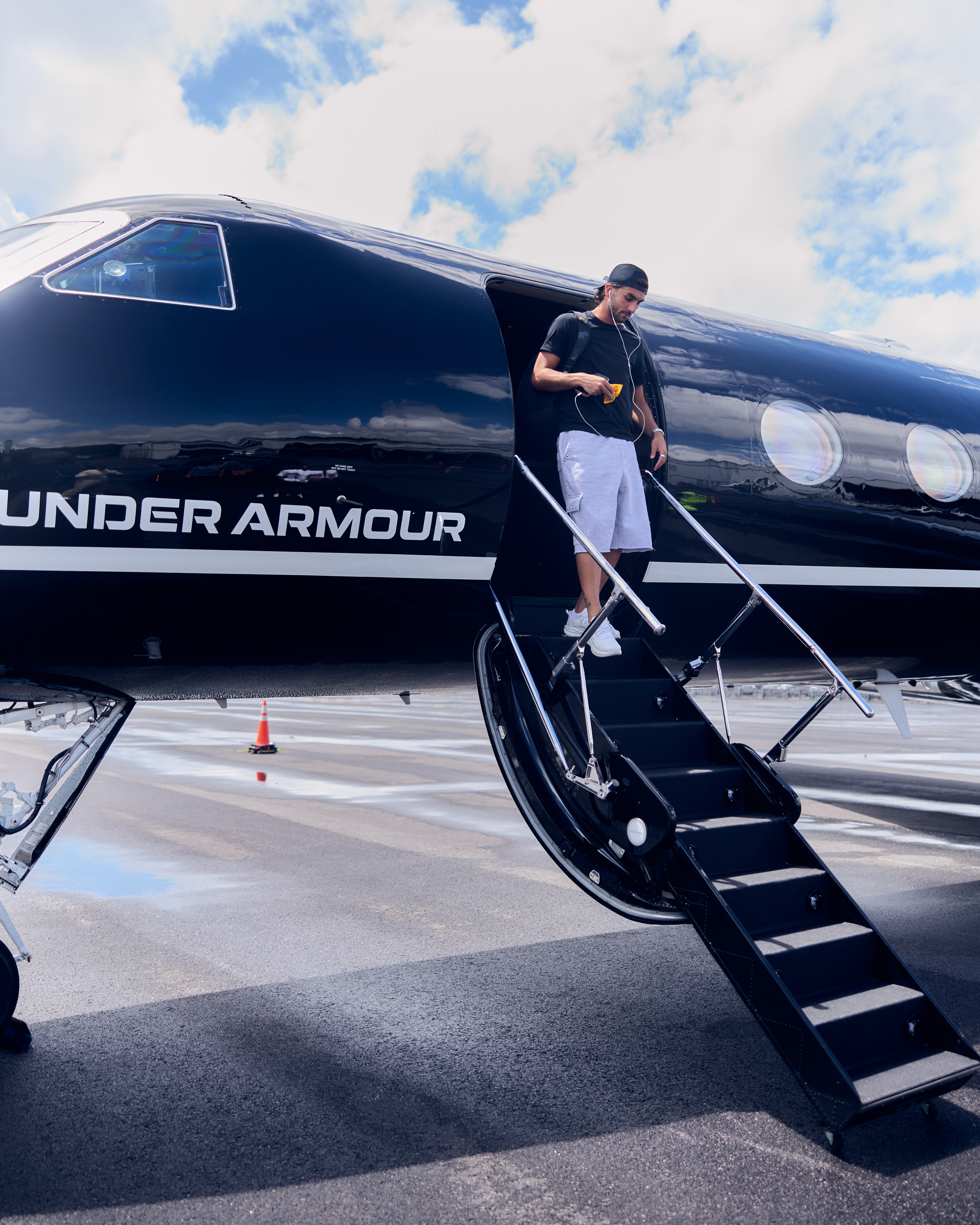 Ferran Torres, who scored the game-winning goal for Spain in last month's World Cup final, visited Balitmore's Under Armour headquarters on Wednesday.