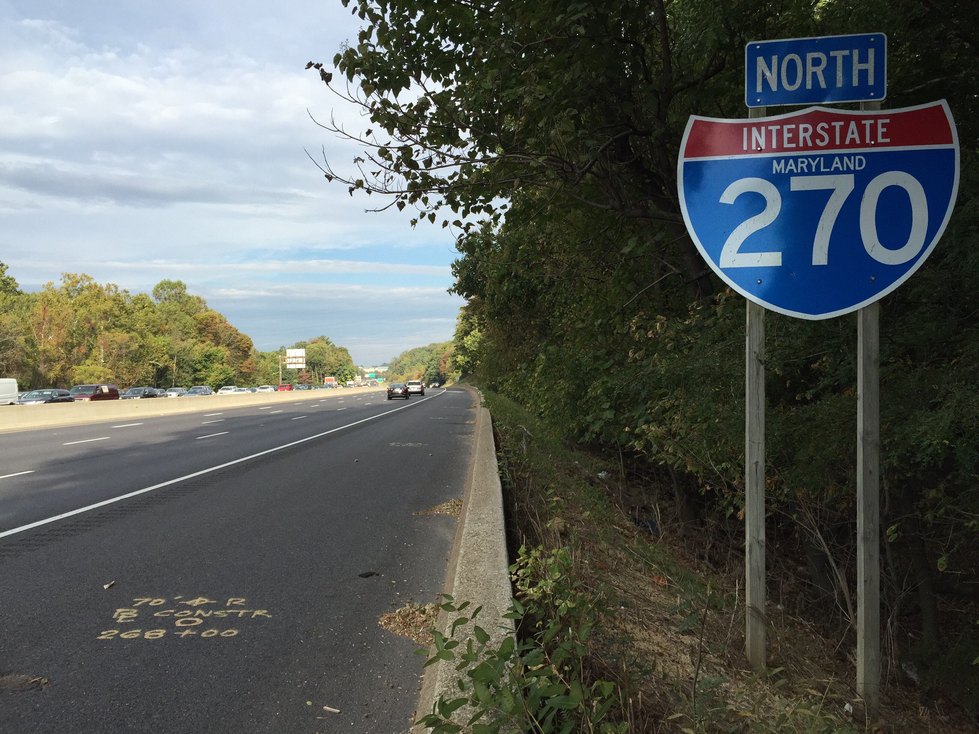 Interstate 270 in Montgomery County, Maryland