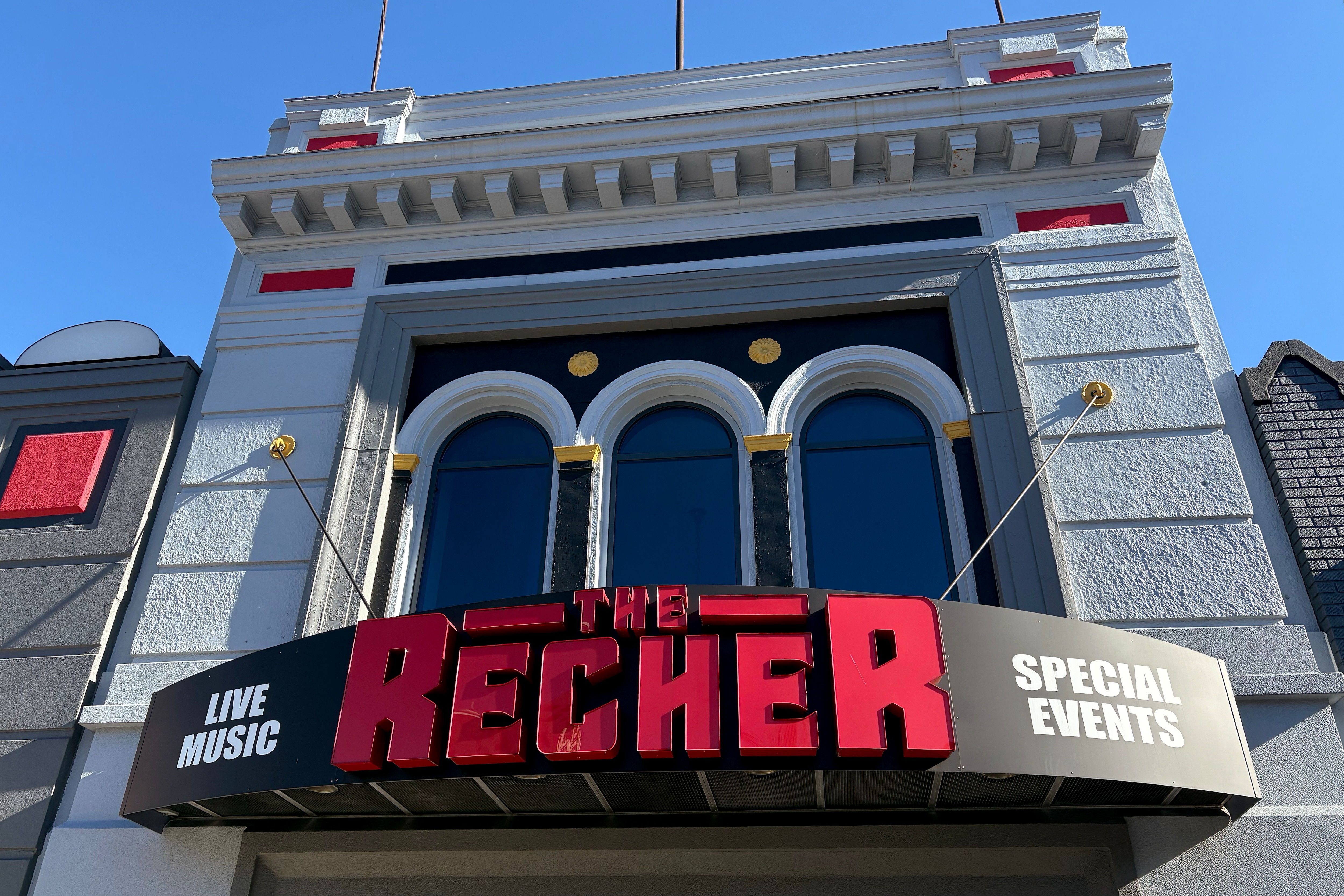 The Recher Theater in Towson, which is hosting School of Rock this month.