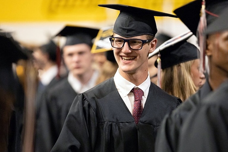 Phillip Groh graduated from Dulaney High School in 2022, where he joined both the wrestling and track and field teams. He also played the trumpet and euphonium in the marching band.