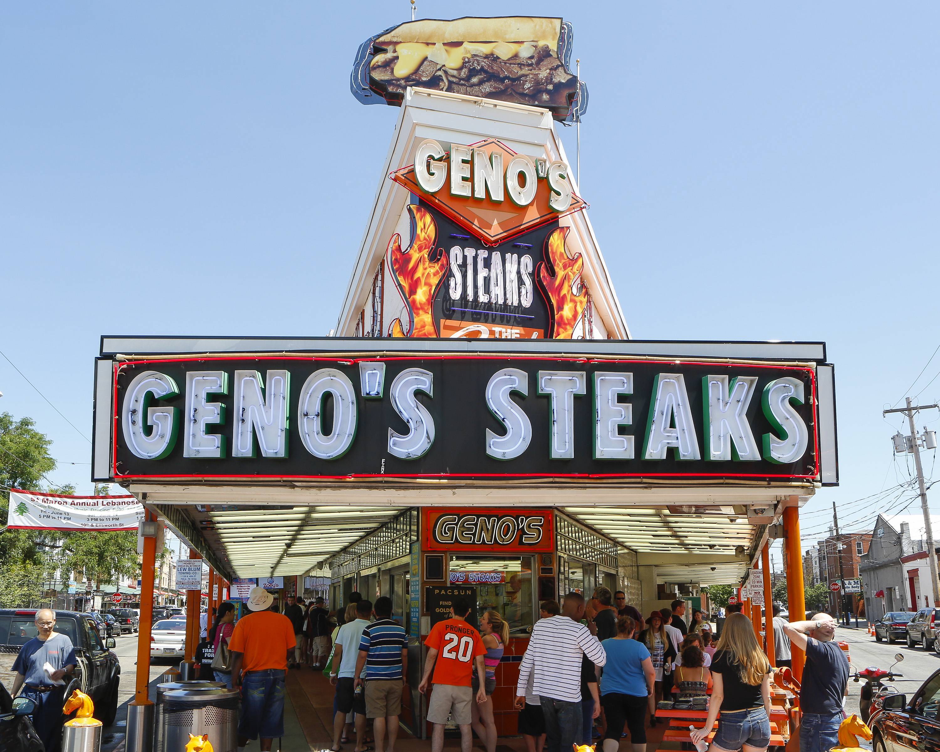 PacSun served up Geno's Cheesesteaks for hundreds of guests as part of the nationwide Golden State of Mind Day activities on Saturday, June 21, 2014 in Philadelphia.