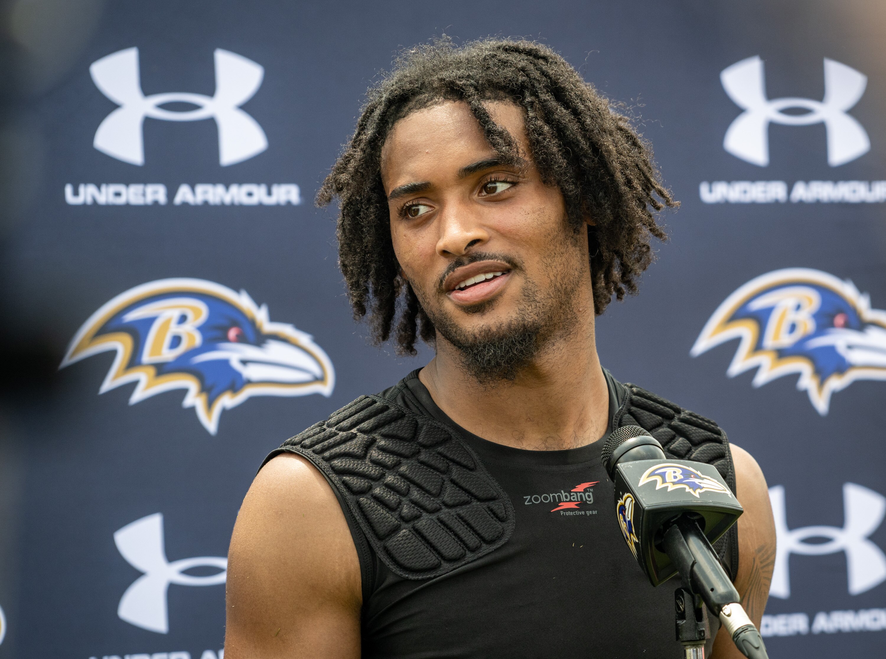 Ravens cornerback Nate Wiggins finished 11th in voting for defensive rookie of the year last season.