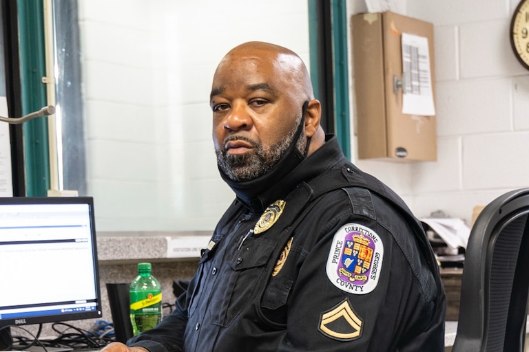 Master Corporal John Nicholson died after his truck veered off the highway and crashed into a pole on Dec. 31 - the same day he retired as a correctional officer with Prince George's County Department of Corrections.