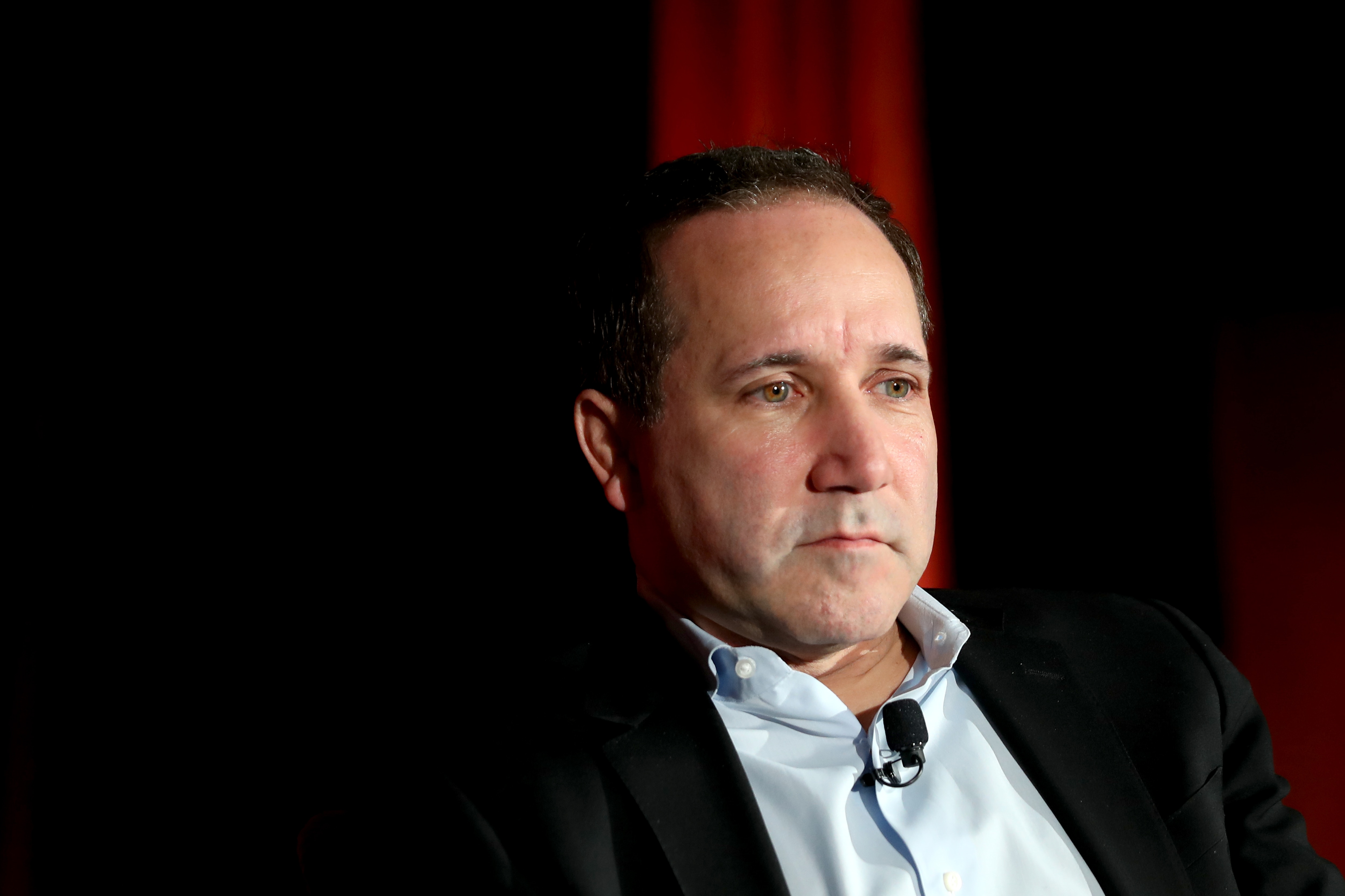 John Angelos at a 2018 press conference. In comments to The New York Times on Monday, Angelos said the Orioles “will not spend more without making more“ in discussing plans for development around Camden Yards.