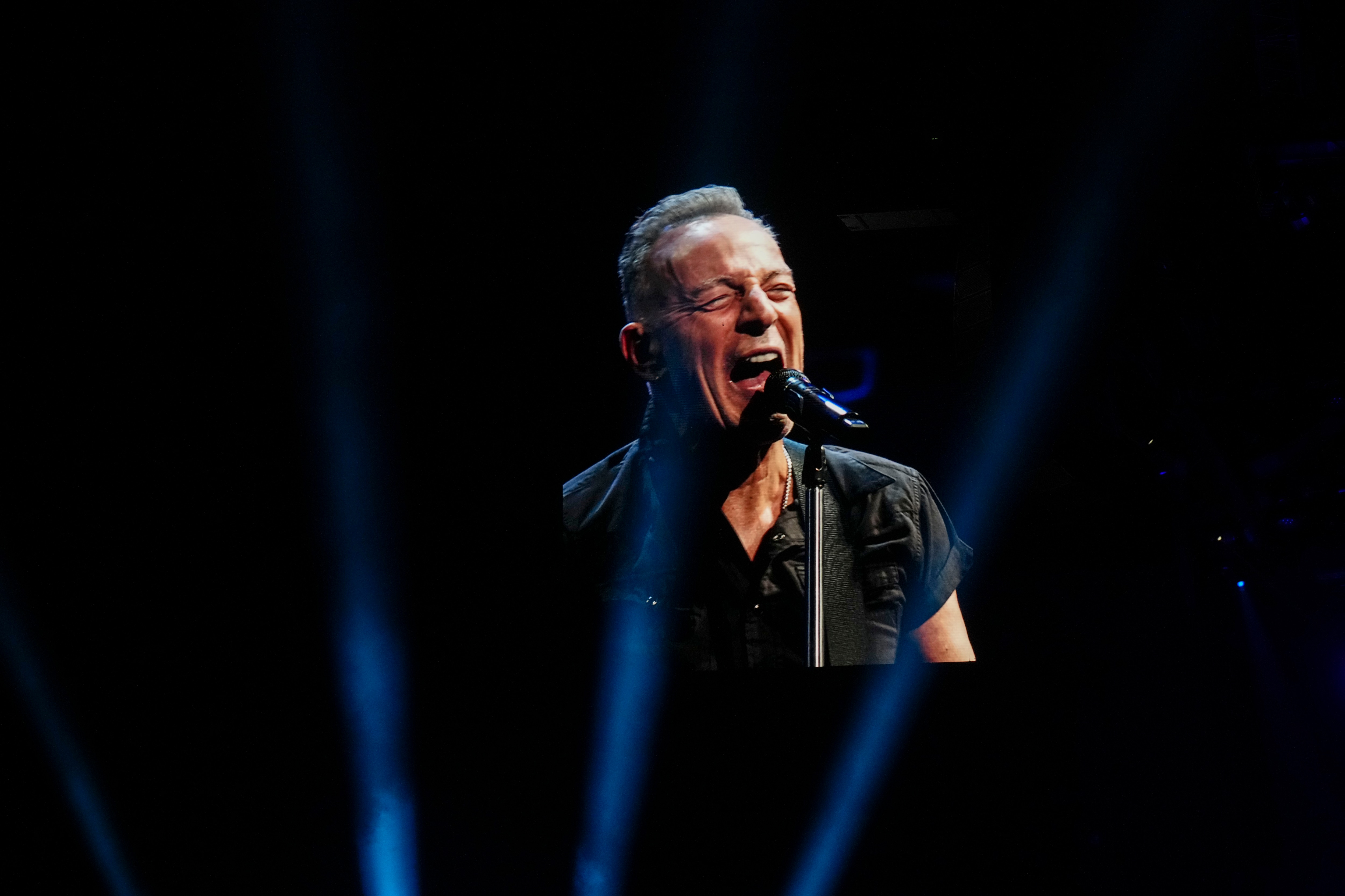 Bruce Springsteen performed the first concert at the newly renovated CFG Bank Arena in Baltimore on April 7.