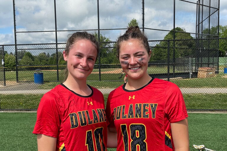 Dulaney's Heidi Schmidt (18) scored six goals and Anna Jones (10) scored three as the Lions cruised past Walter Johnson, 17-6, in the Class 4A state girls lacrosse semifinals Saturday. The Lions will meet two-time defending champion Broadneck -- which has knocked them out of the past two state tournaments -- for the title next week at Stevenson University.