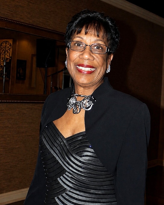 Ellen Dolvey Howard at her son Larry Howard's wedding in 2013.