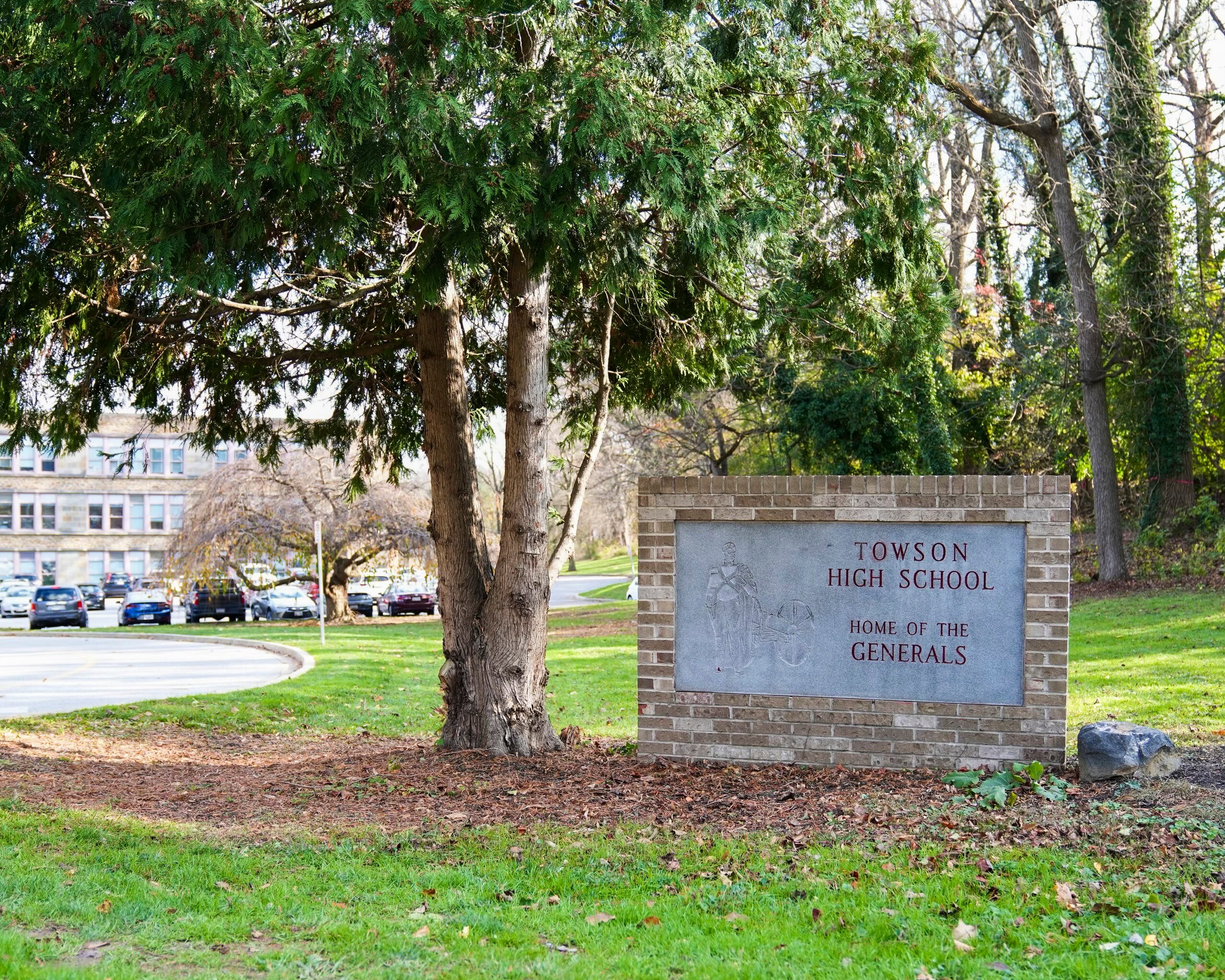 Towson High School, in Baltimore, Md., on November 18, 2022.