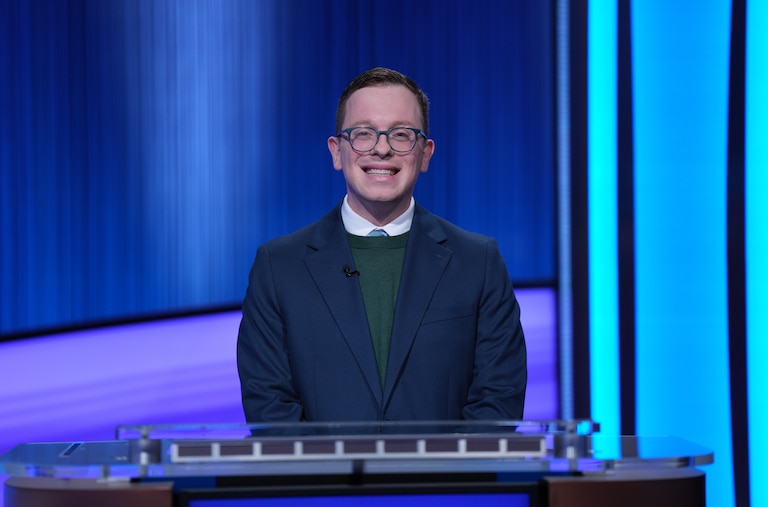 Baltimore trivia host and college professor Jonathan Hugendubler returns to Jeopardy! after upsetting a two-week champion in his first appearance in July.