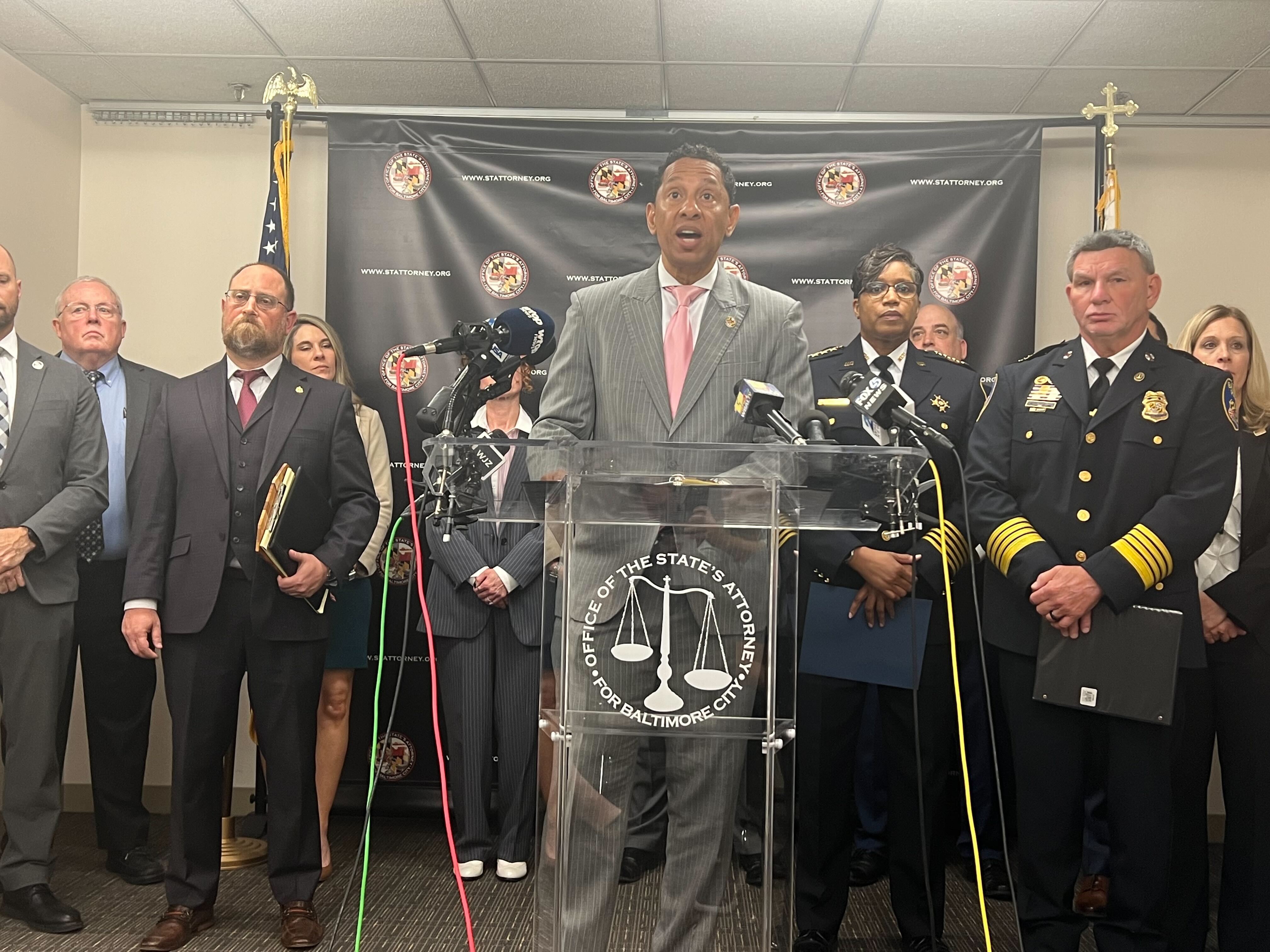 Baltimore State’s Attorney Ivan Bates announced charges in the first case that the new cold case unit will prosecute.