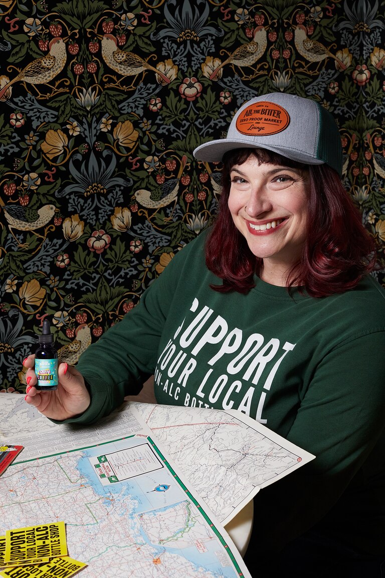 Laura Silverman runs Booze Free in DC and Zero Proof Nation, two online communities that spread the word about where to find bars and stores with non-alcoholic beverage options.