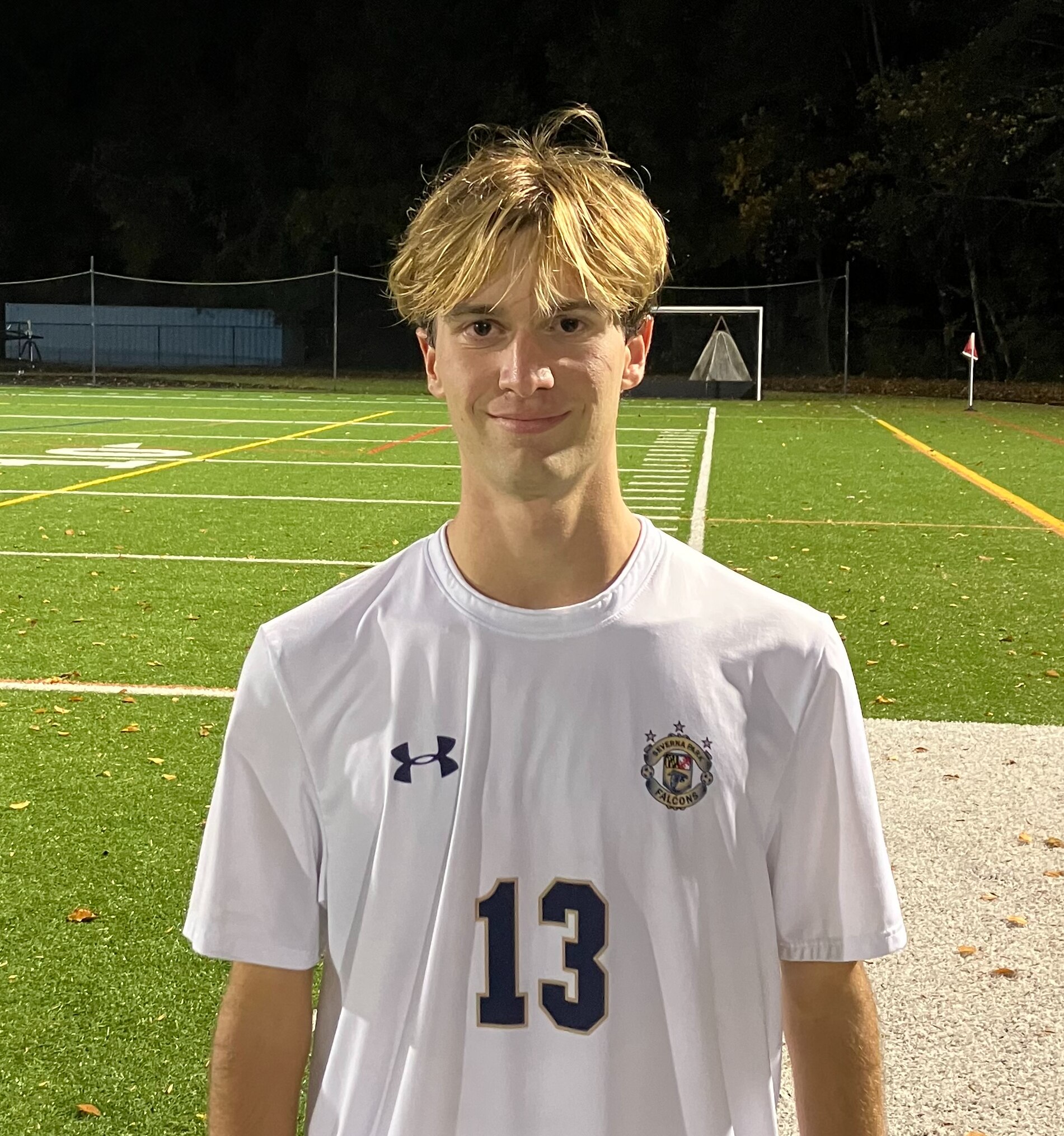 Brad Dulin helped Severna Park return to the Class 4A state quarterfinals Tuesday night. He scored a goal as the fourth-ranked Falcons defeated No. 6 South River in a East Region II final contest in Anne Arundel County.