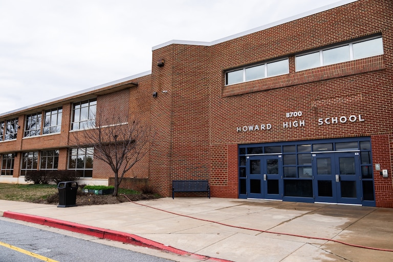 Howard High School in Ellicott City, Md. on Saturday, Jan. 27, 2024.