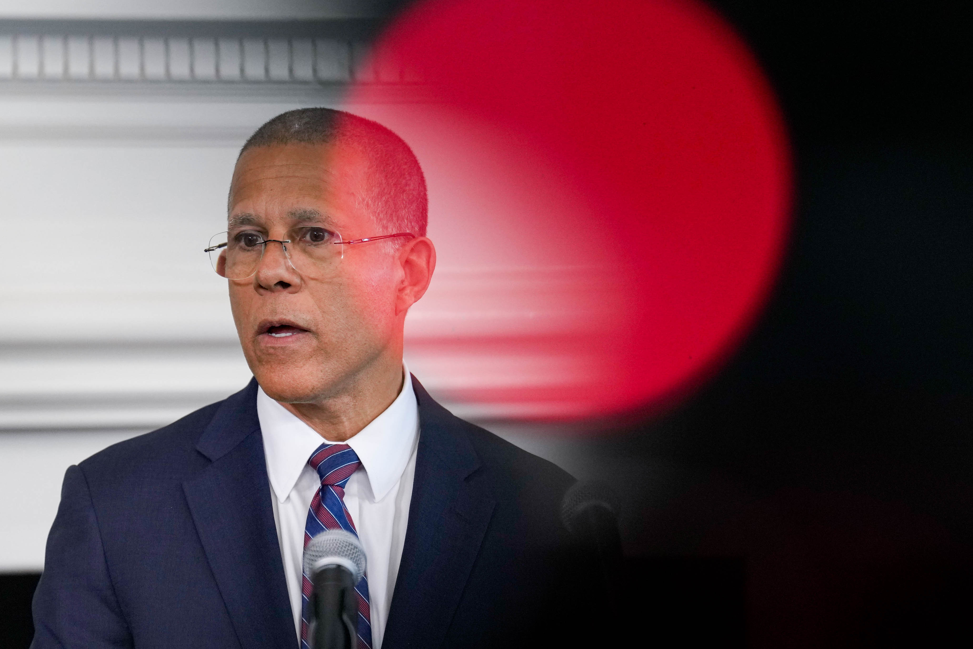 Attorney General Anthony Brown says conditions in a federal ICE holding room in Baltimore are poor and violate standards if it were a state-run facility, according to a court filing.