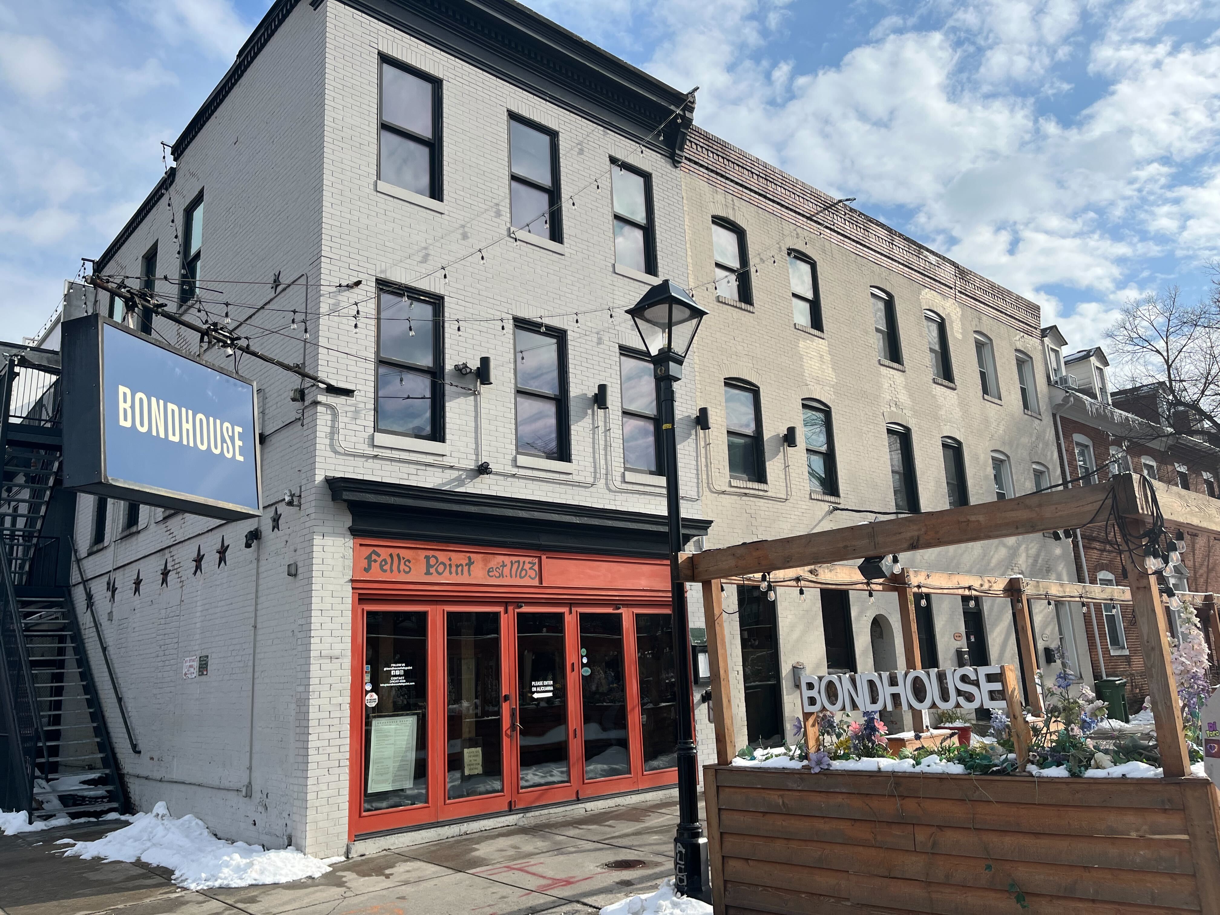 Bondhouse Kitchen is one of many businesses that has opened and closed at that Fells Point location. (Julie Bykowicz/The Baltimore Banner)