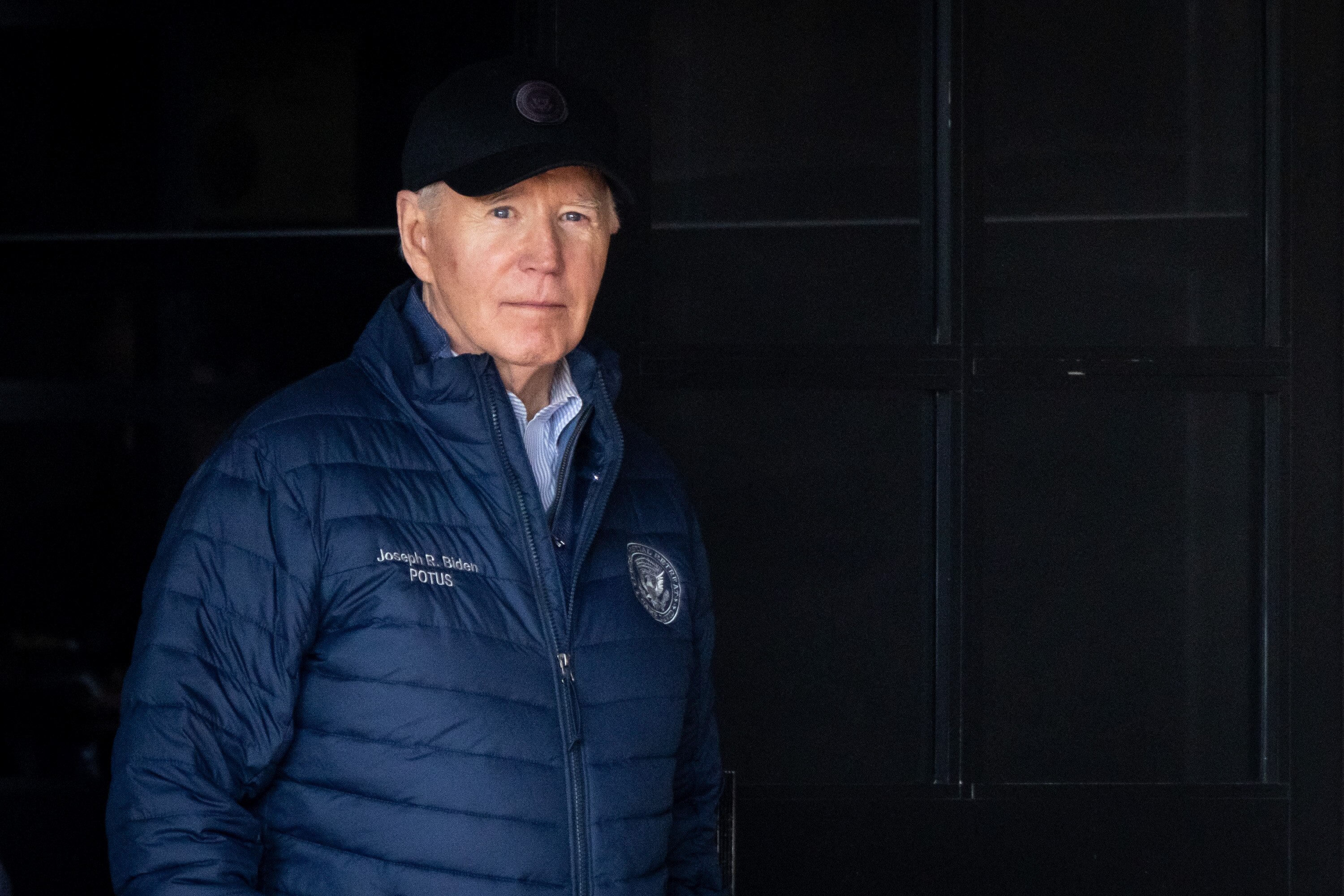 President Joe Biden, pictured in Dundalk days after the Key Bridge collapse, isn’t revving up many Maryland voters, even as he cruised to an easy Democratic primary victory Tuesday.