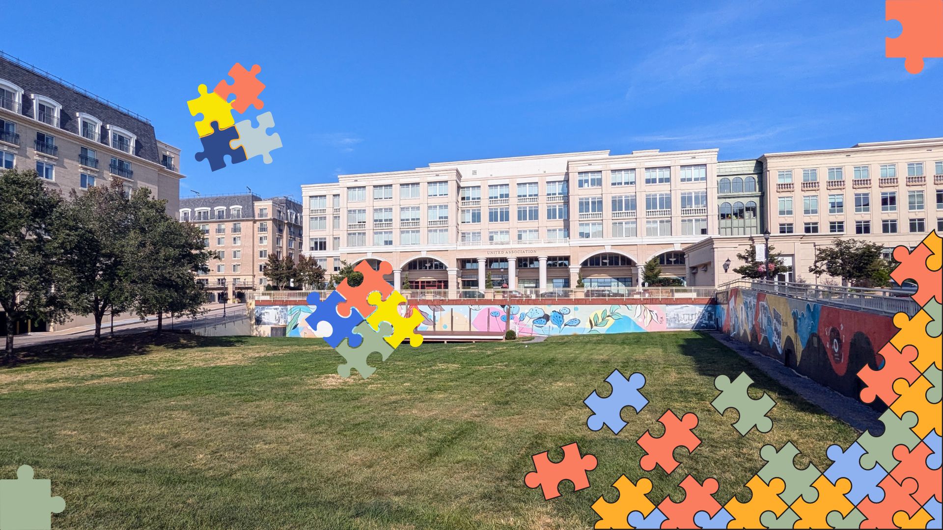 The .8 acre lot at Park Place in downtown Annapolis was empty on Sept. 17, 2024 in Annapolis. The developer of the mixed-use complex set aside the land for a performing arts center.