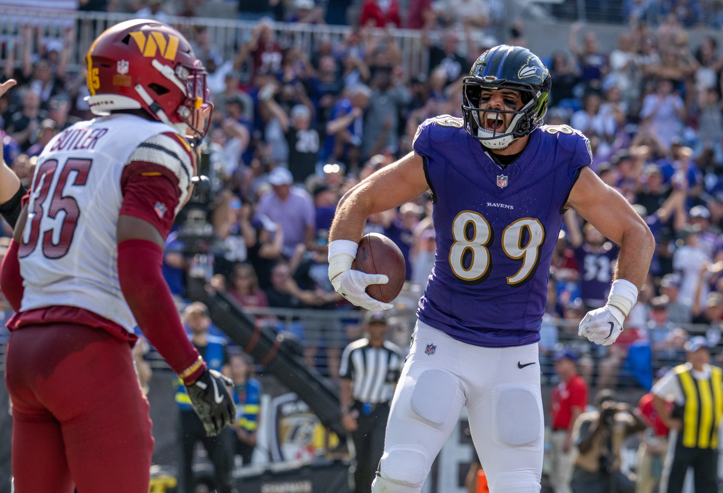 Mark Andrews could set a Ravens record for touchdown catches by a tight end Monday night at Tampa Bay.