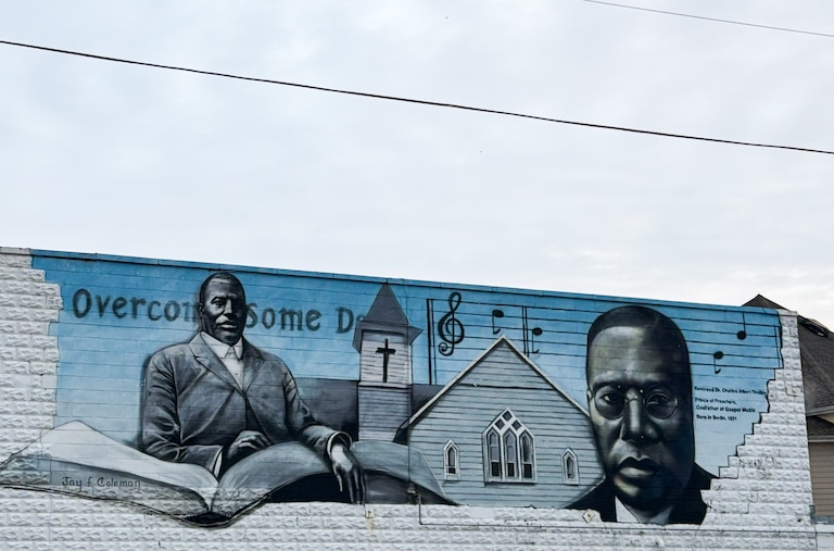 In June 2022, the Town of Berlin and the Beach to Bay Heritage Area commissioned a mural downtown honoring Rev. Charles Albert Tindley, who was born in Berlin and wrote the words and music to the Civil Rights anthem “We Shall Overcome.”