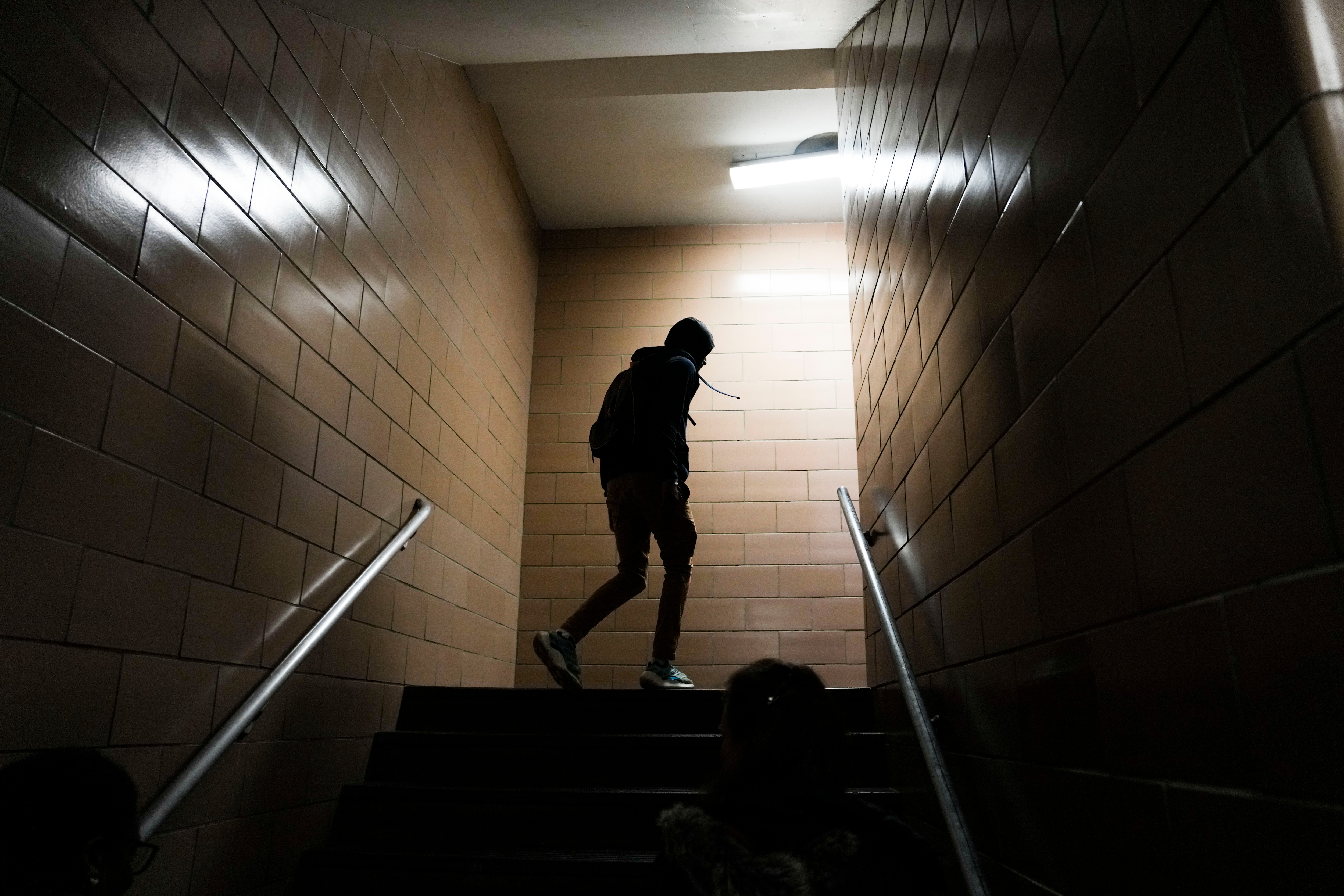 Scenes from inside of Edmondson Westside High School on January 13, 2023.