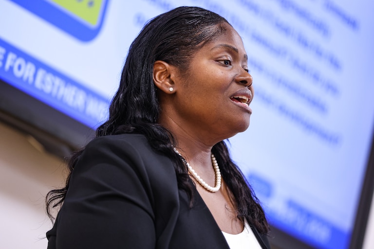 Esther Wells, who is running for Montgomery County executive
