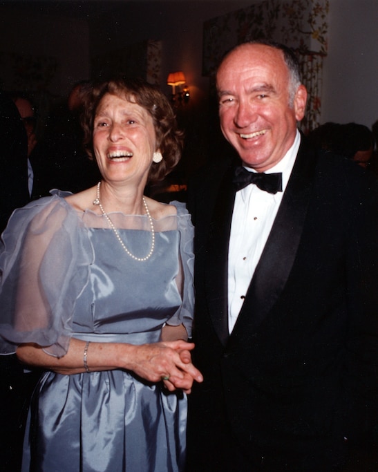 Kitty Washburne and her husband, Thomas Washburne Sr., in the late 1980s.