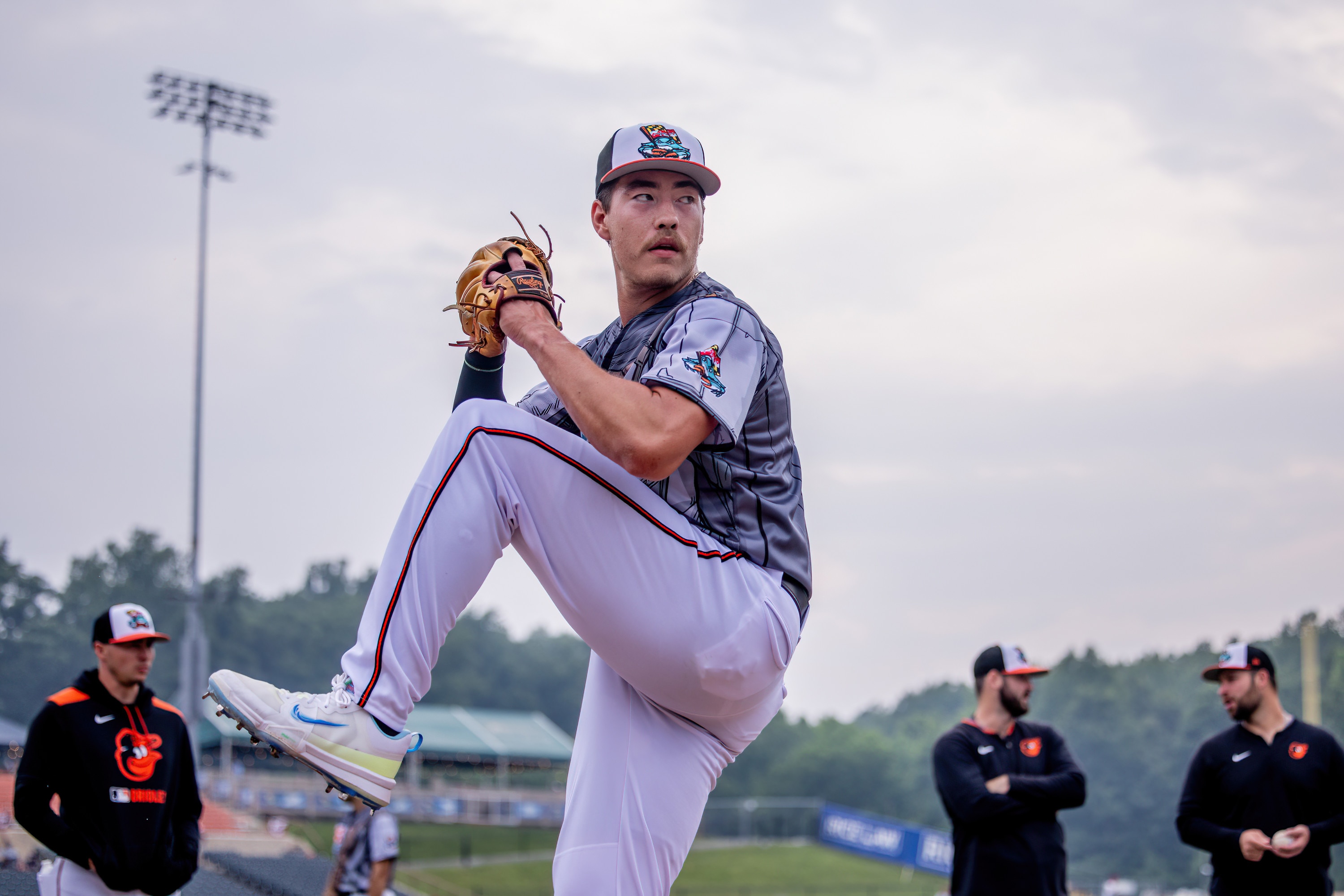 Since the start of 2024, Trey Gibson leads all Orioles pitching prospects with at least 100 innings with 12.49 strikeouts per nine innings.