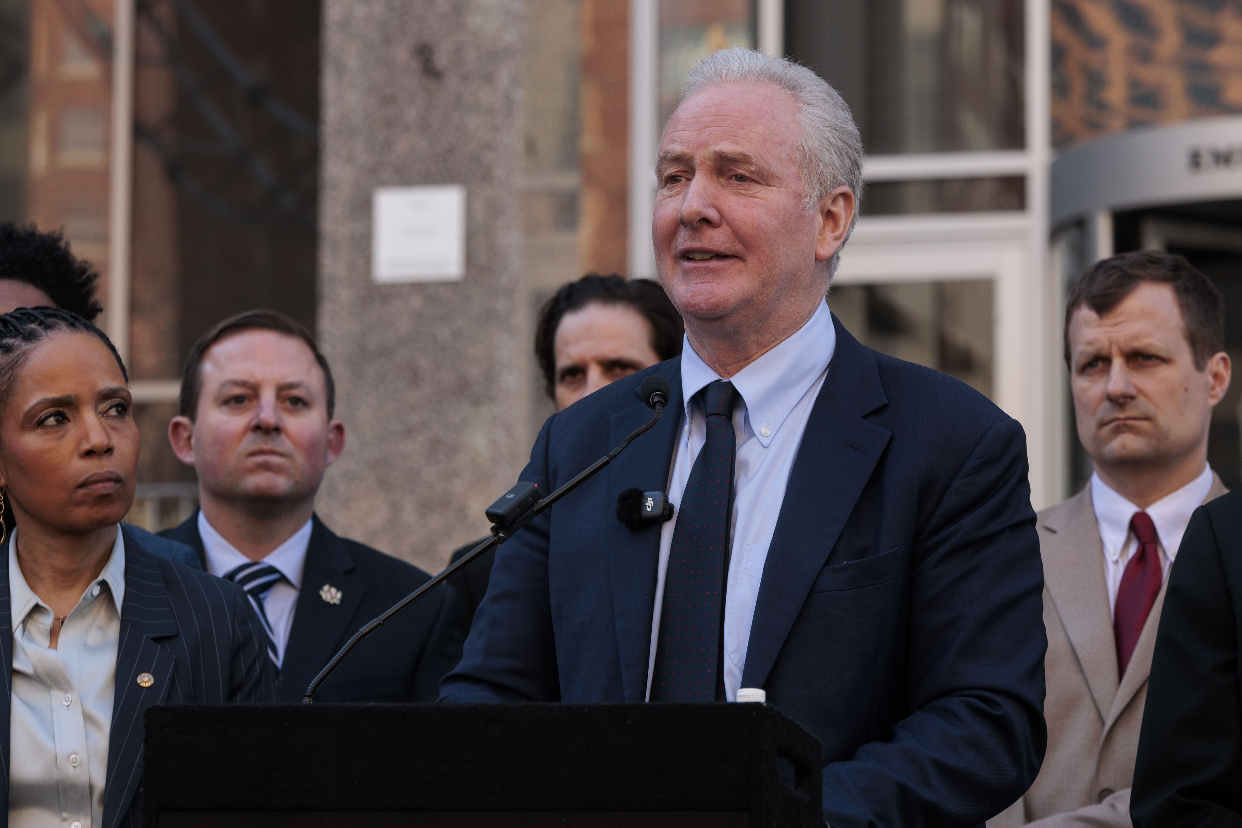 The proposed freeze targets money already approved by Congress across six federal departments. U.S. Sen. Chris Van Hollen and other local officials warn the county and state budgets cannot absorb or replace the loss.