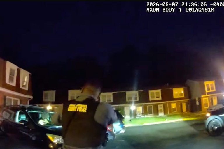Body camera footage reveals a woman hit multiple cars and drove in the direction of police as she tried to flee officers before they shot at her, inflicting a non-fatal wound.